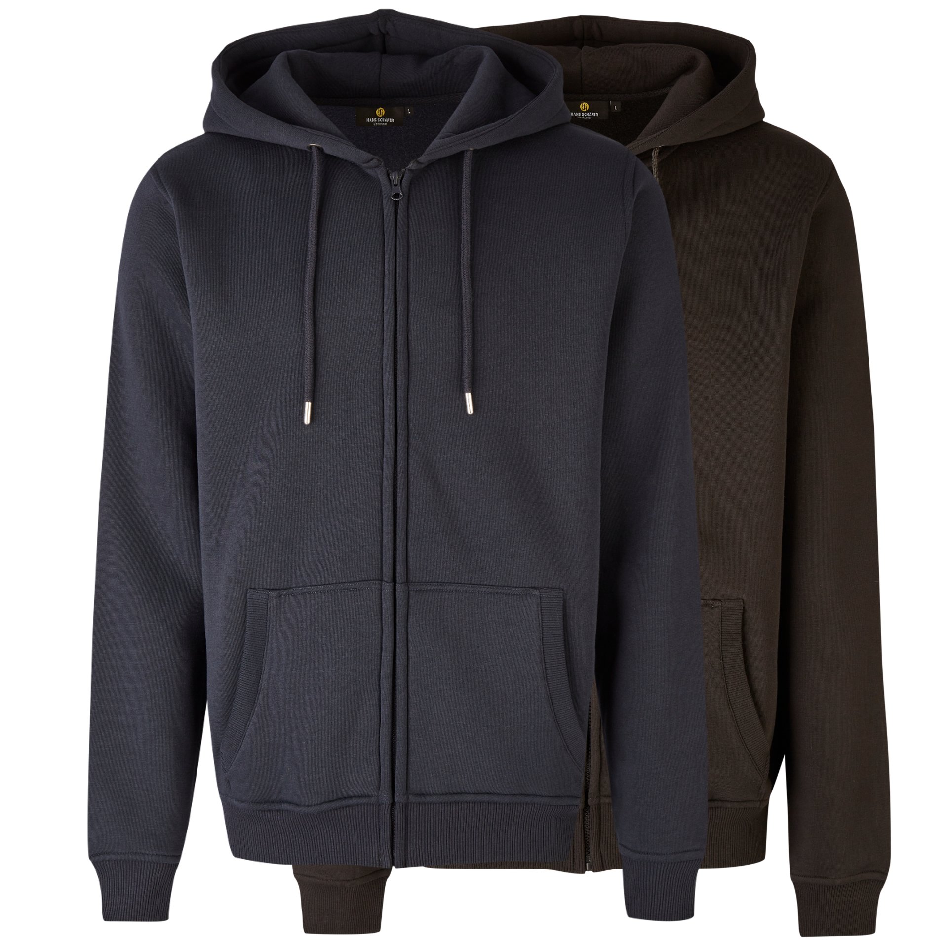 Hans Schäfer BASIC Kapuzenjacke Strickwaren, Pullover, Sweatshirt, Kapuzenpulli, Fleece