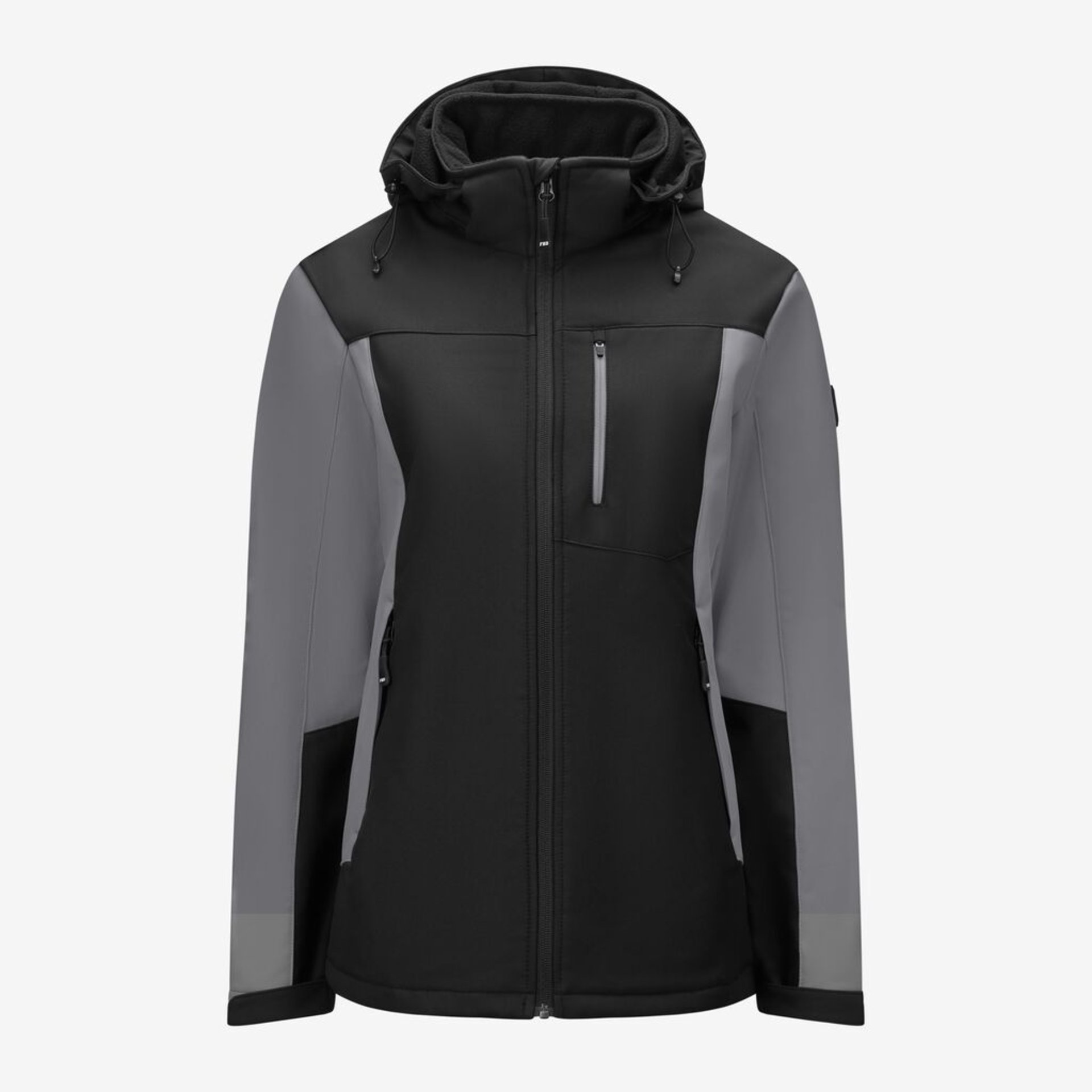 jacke, Softshell, Herbst/Winter, schwarz, Reißverschluss
