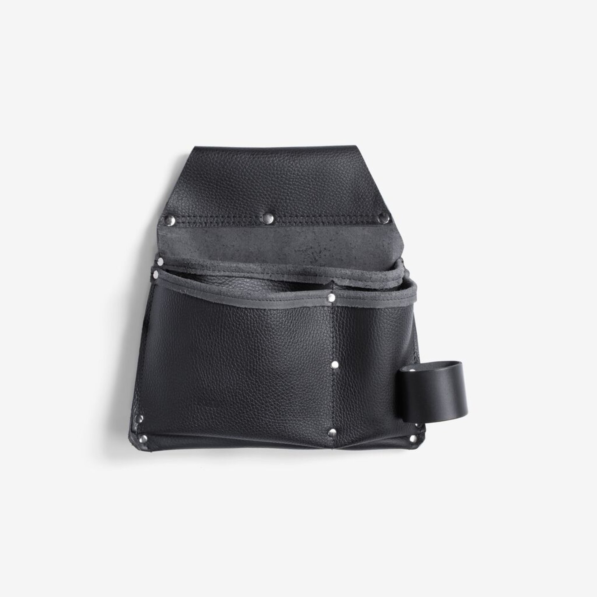 handtasche, schwarz, leder, velvet, Nieten