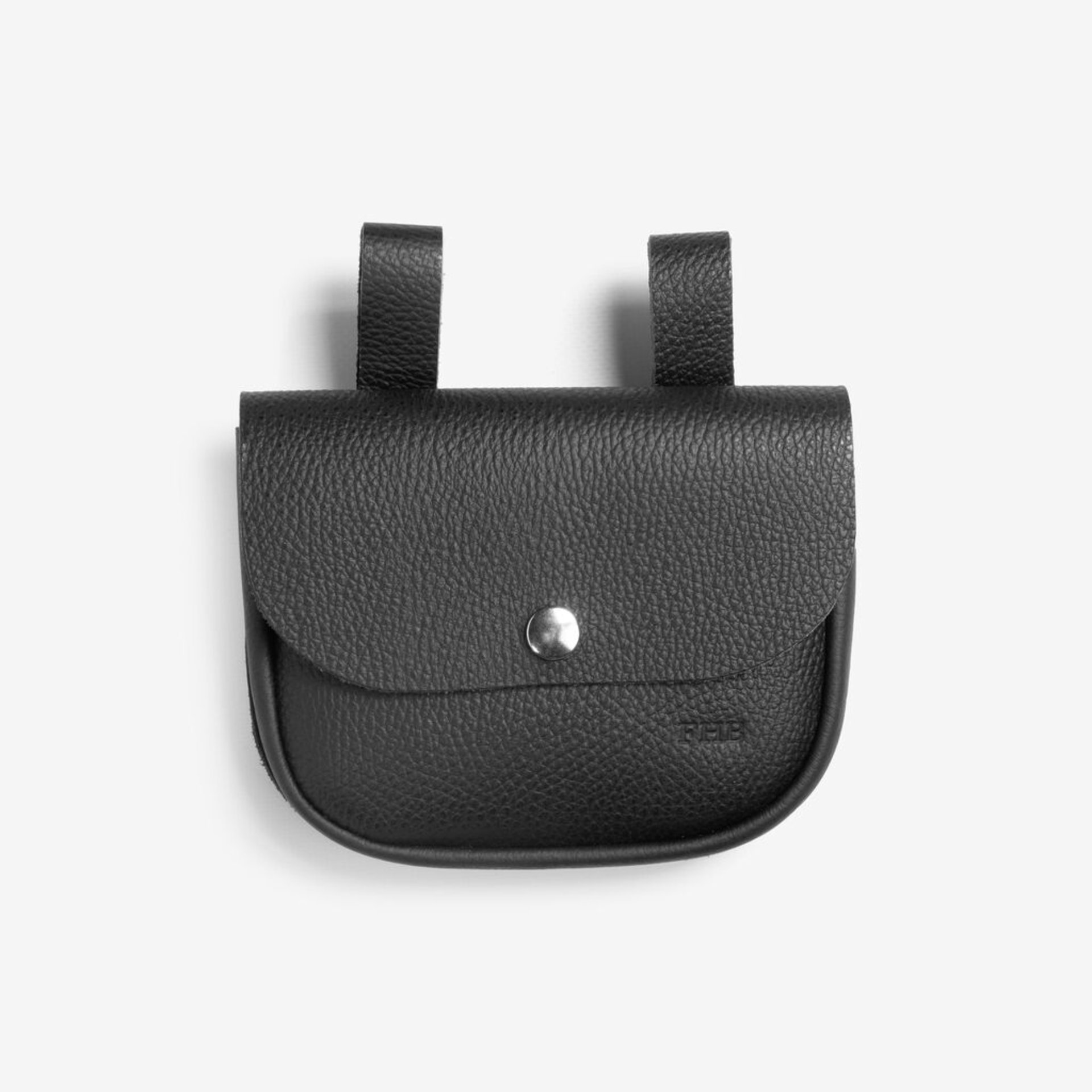 Handtasche, Mini Tasche, Schwarze Tasche, Lederoptik, Snapsverschluss