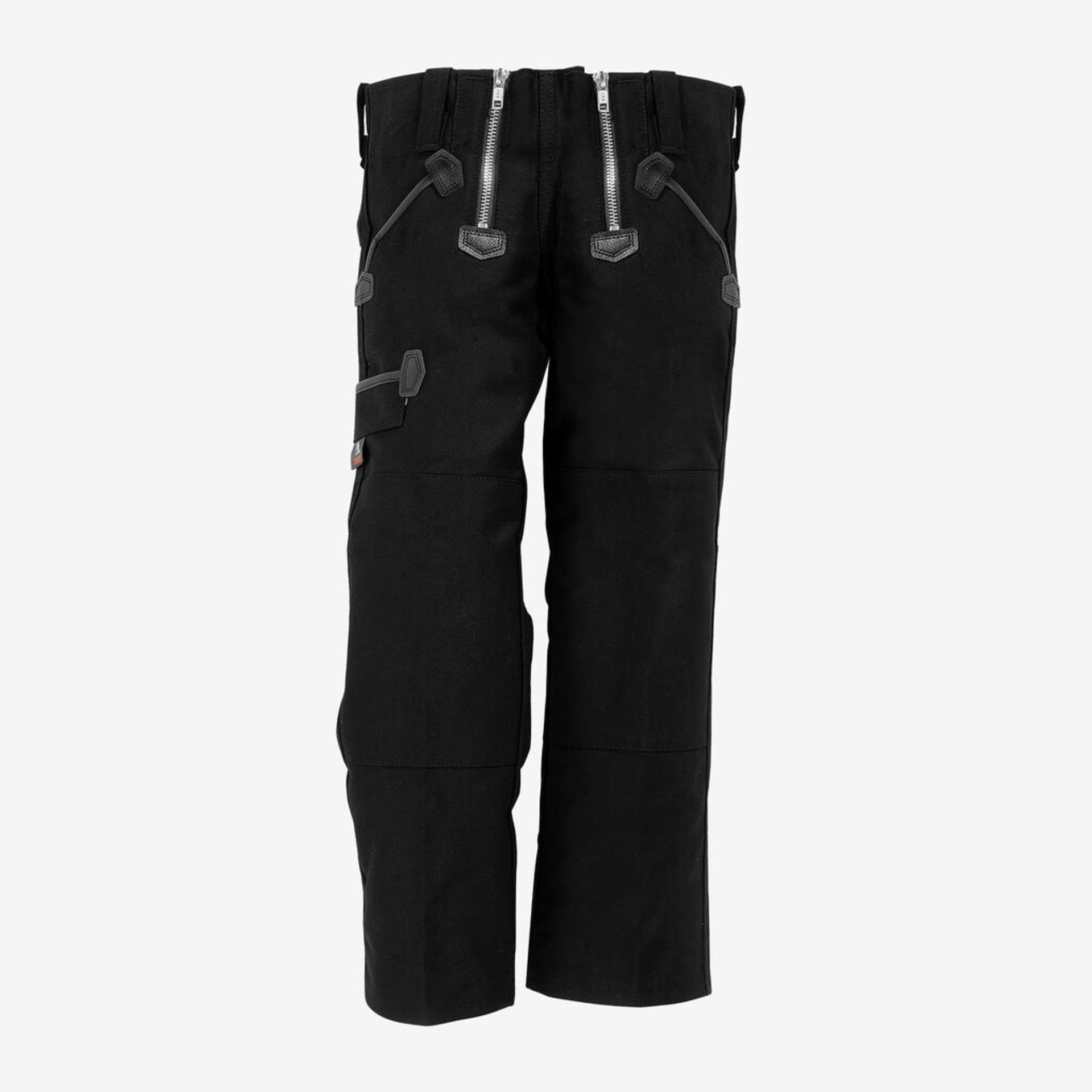 Hosen, Skihose, Midilänge, Schwarz, Reißverschlüsse