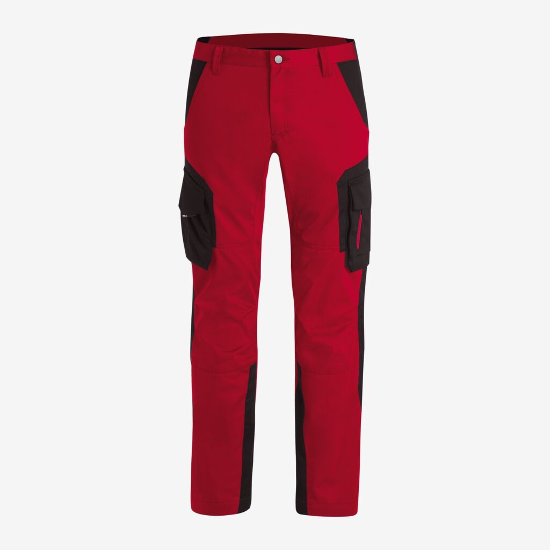 Hose, Hose mit Taschen, Cargo-Hose, rote Farbe, Outdoor