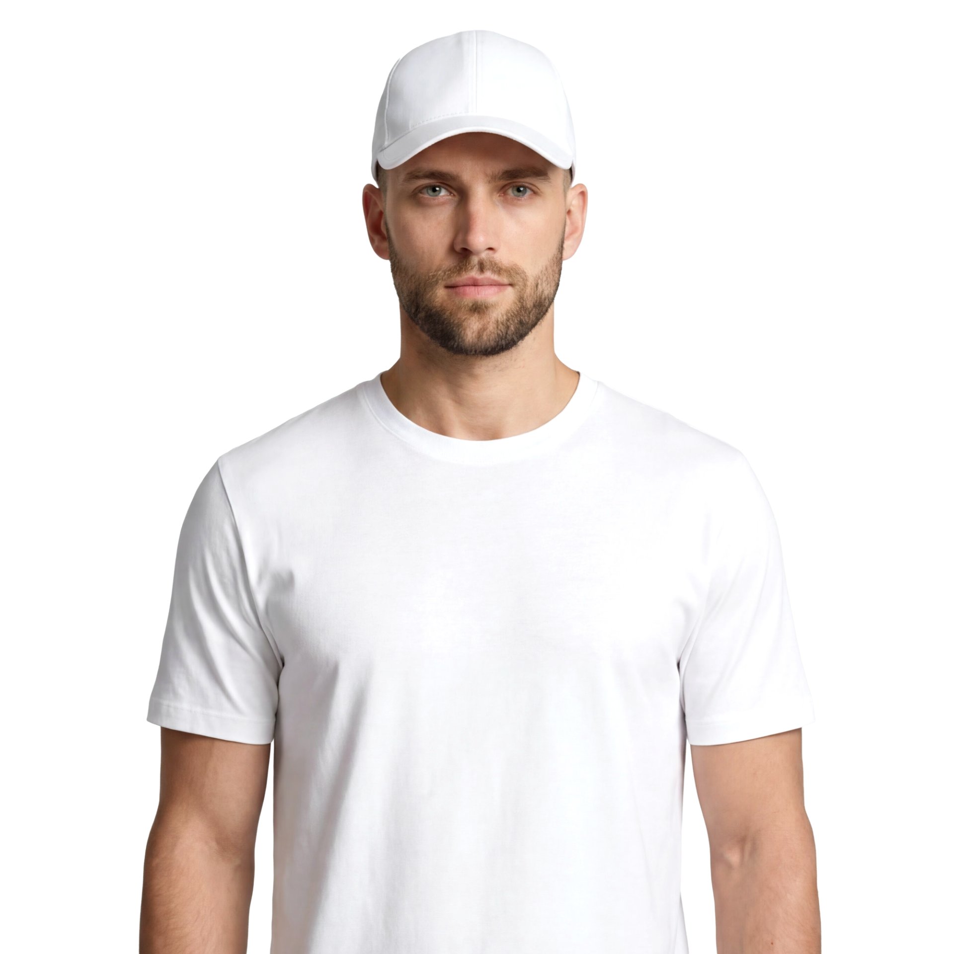 Baseballkappe, Weißer Snapback, Casualer Hut, Schlichter Weiß, Sportswear