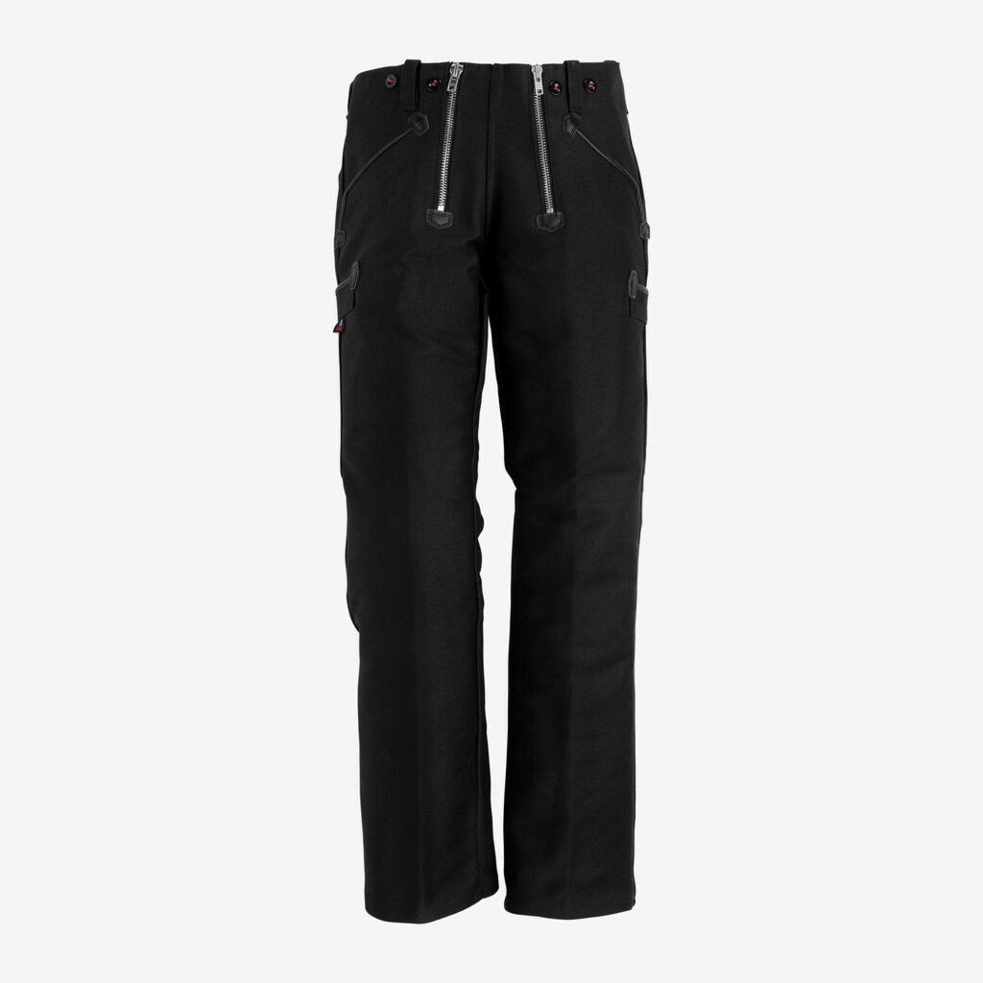 Hose, Schwarz, Reißverschluss, Taschen, Kunstleder?