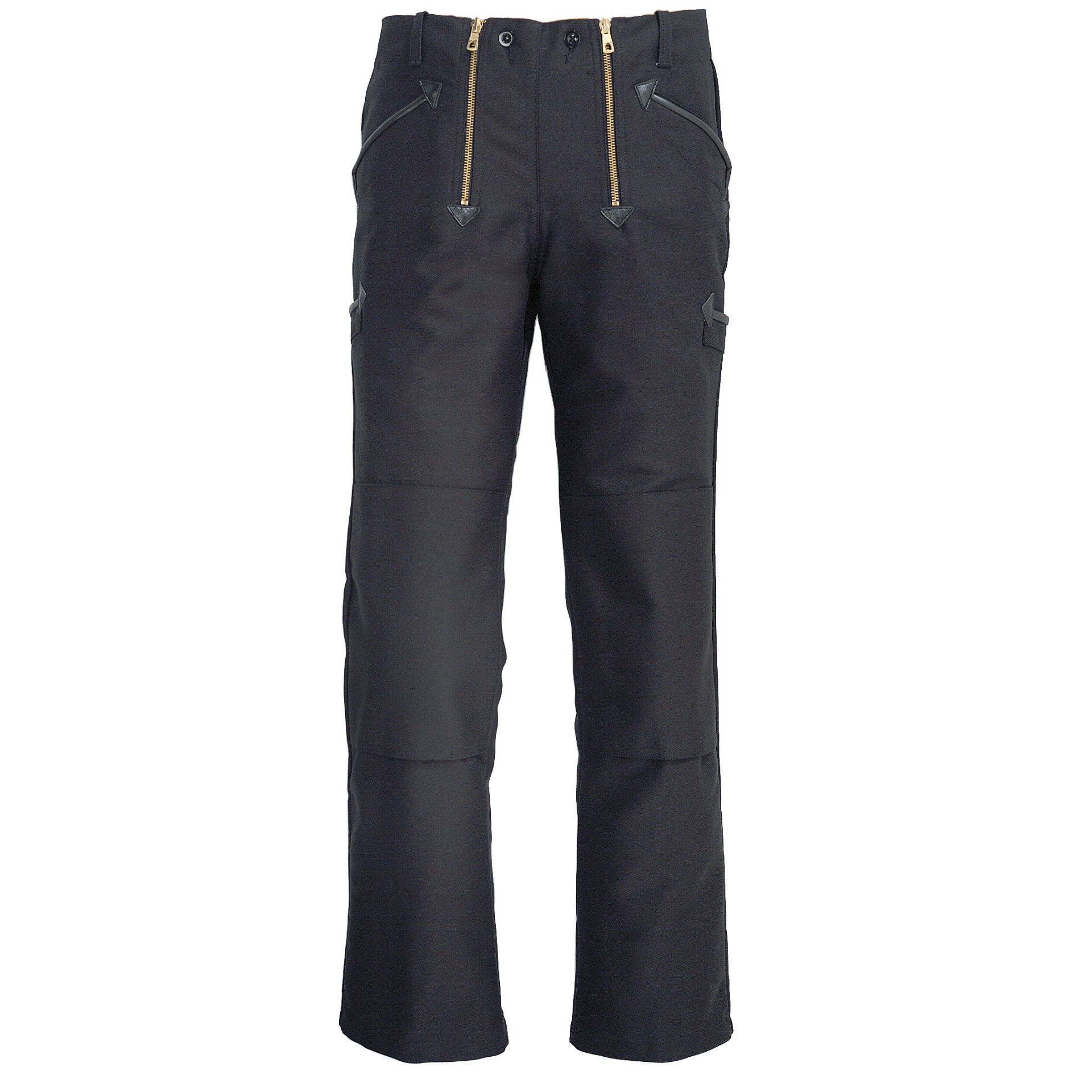 hose, ski-pants, weite-beine, golden-reißverschluss, recycling-material