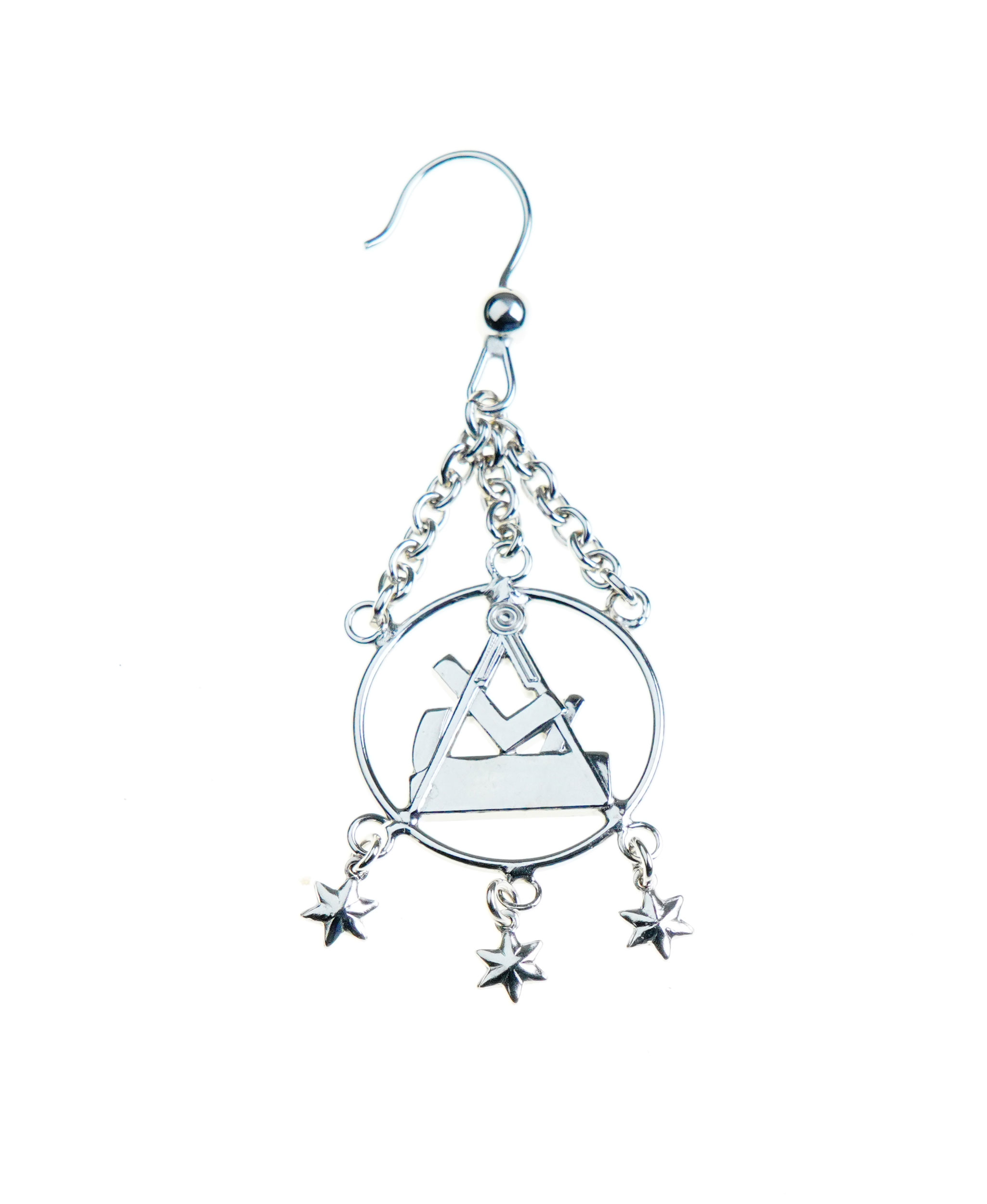 Tischler, Schreiner Ohrschmuck, hochwertig rhodiniert in Etui