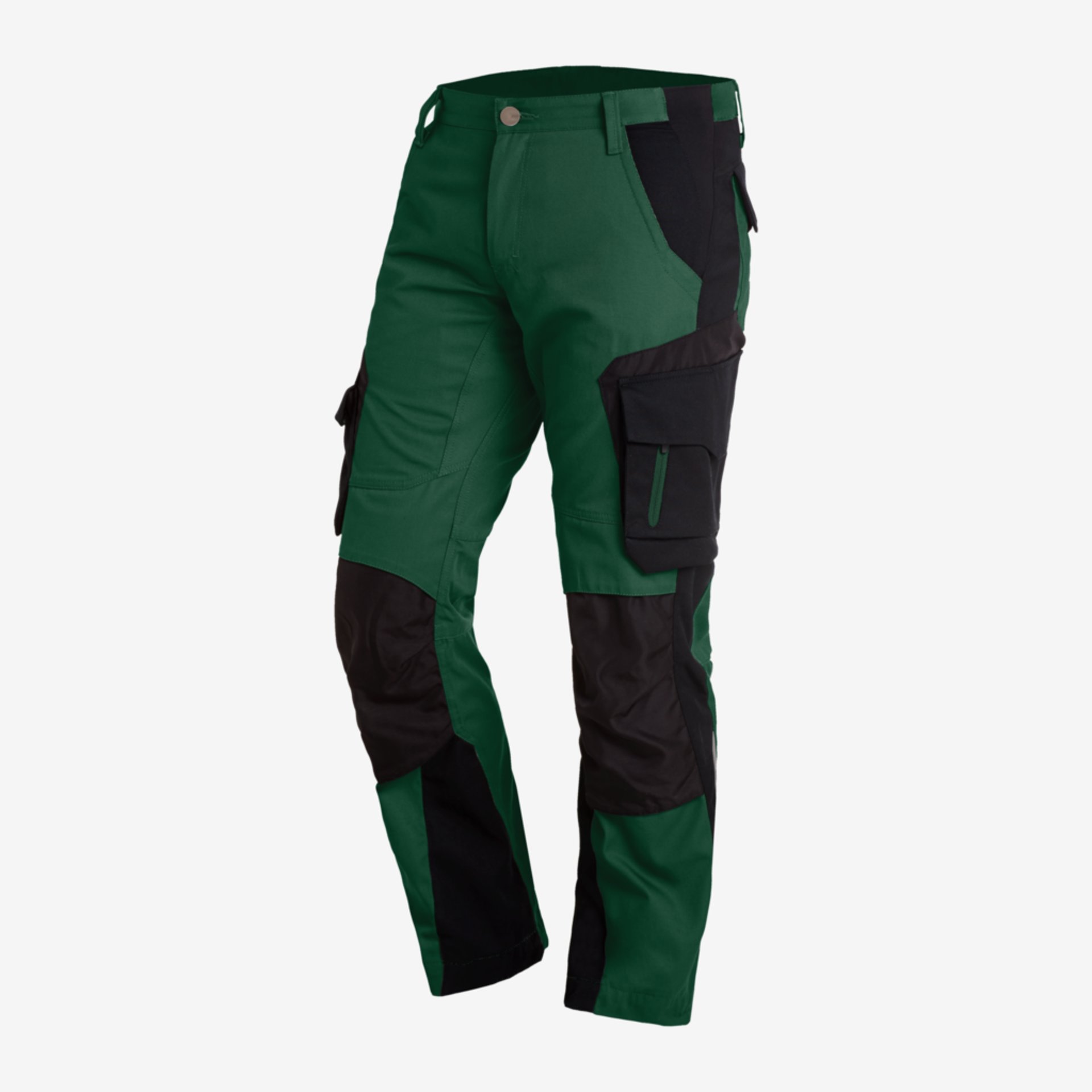Hose, Cargo Pants, Outdoor, Green, Black patches