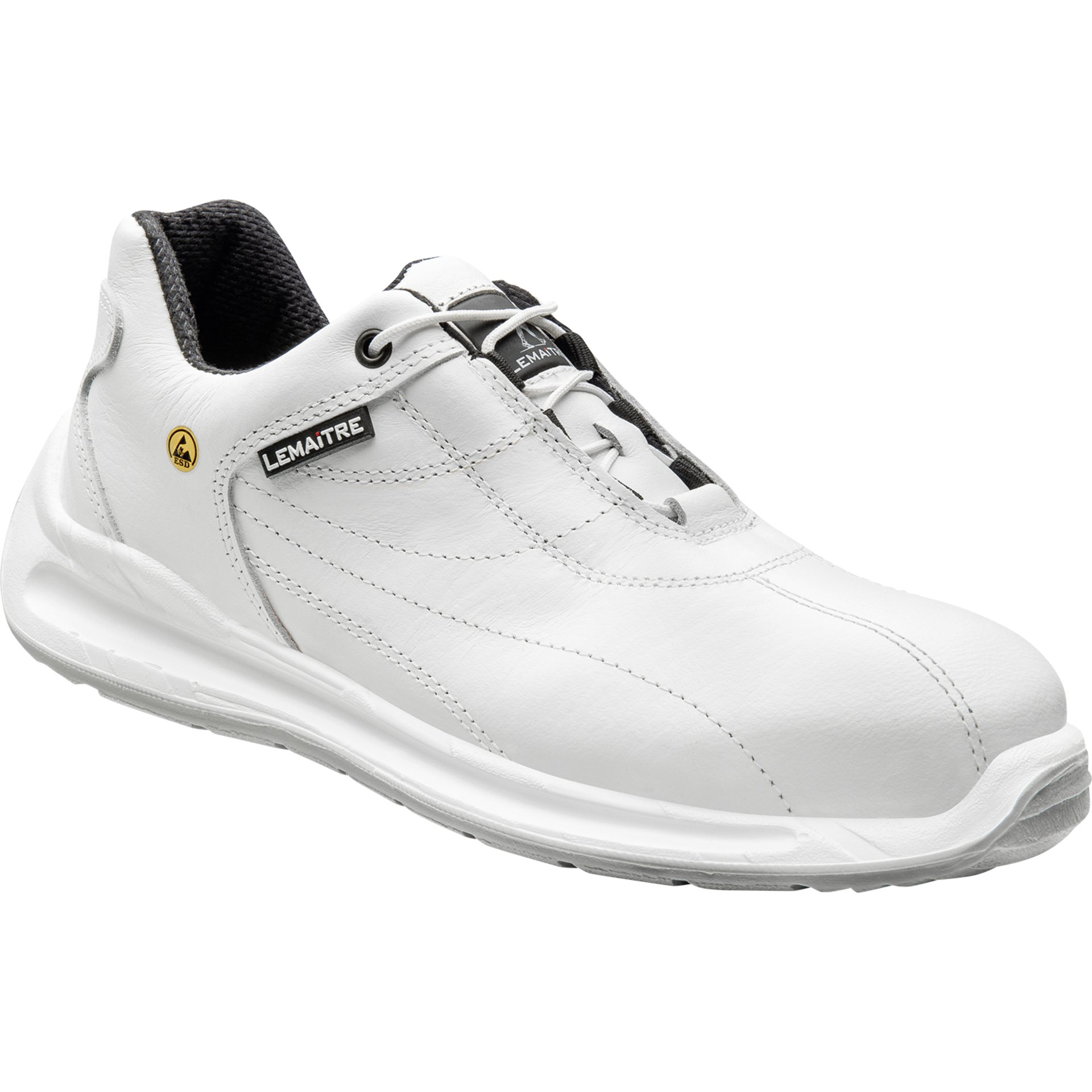 Sneaker, Weiß, Leder, Casual, Lemaitre