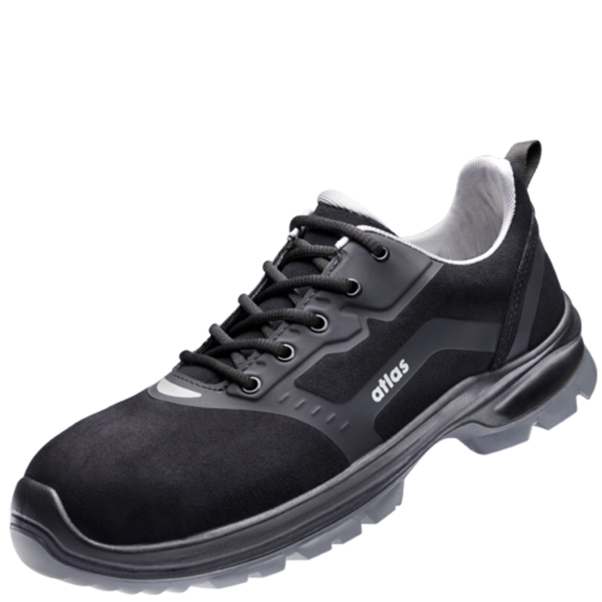Sneaker, Laufschuh, Schwarz, Synthetik, Gummisohle