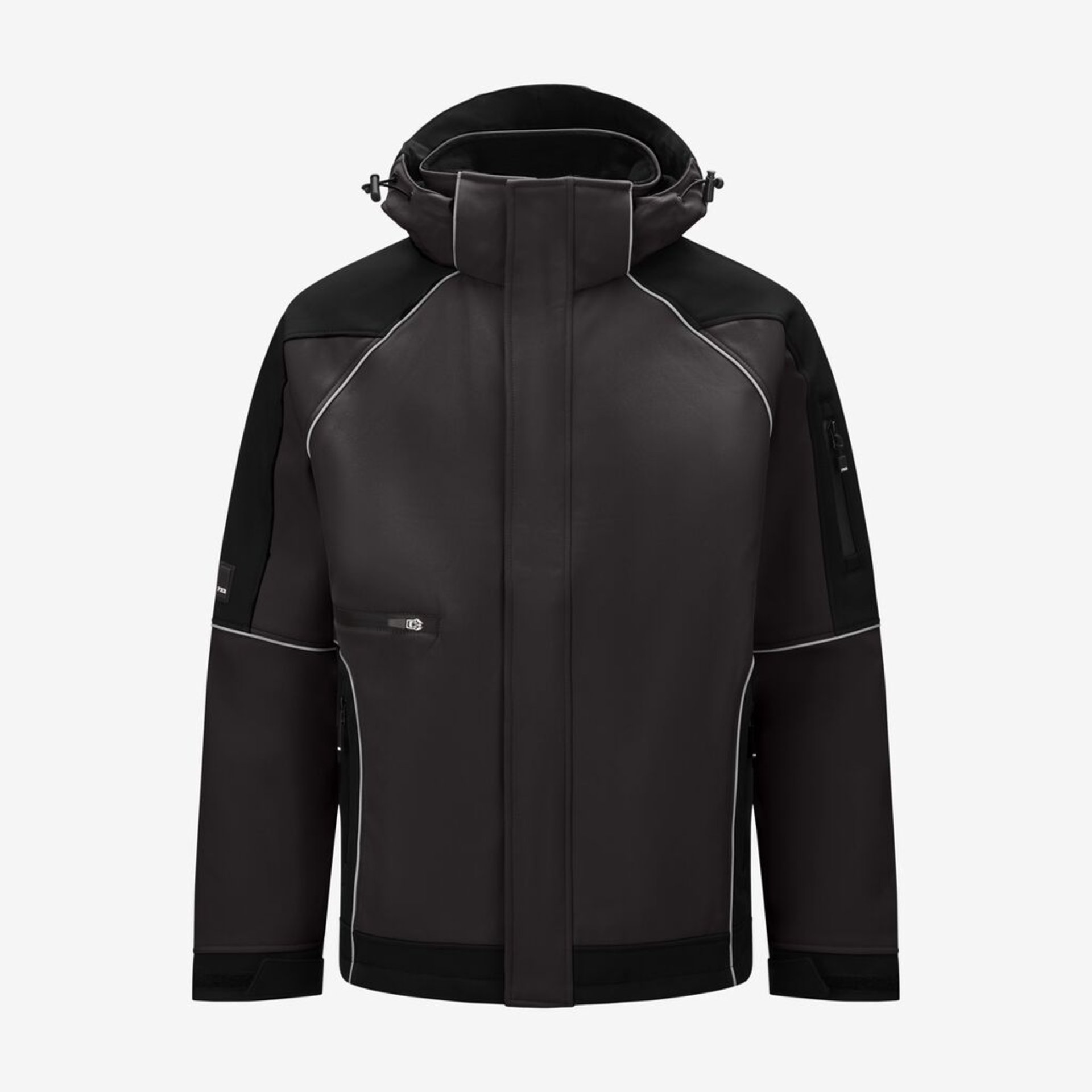 jacke, anorak, softshell, reissverschluss, tiefer ton