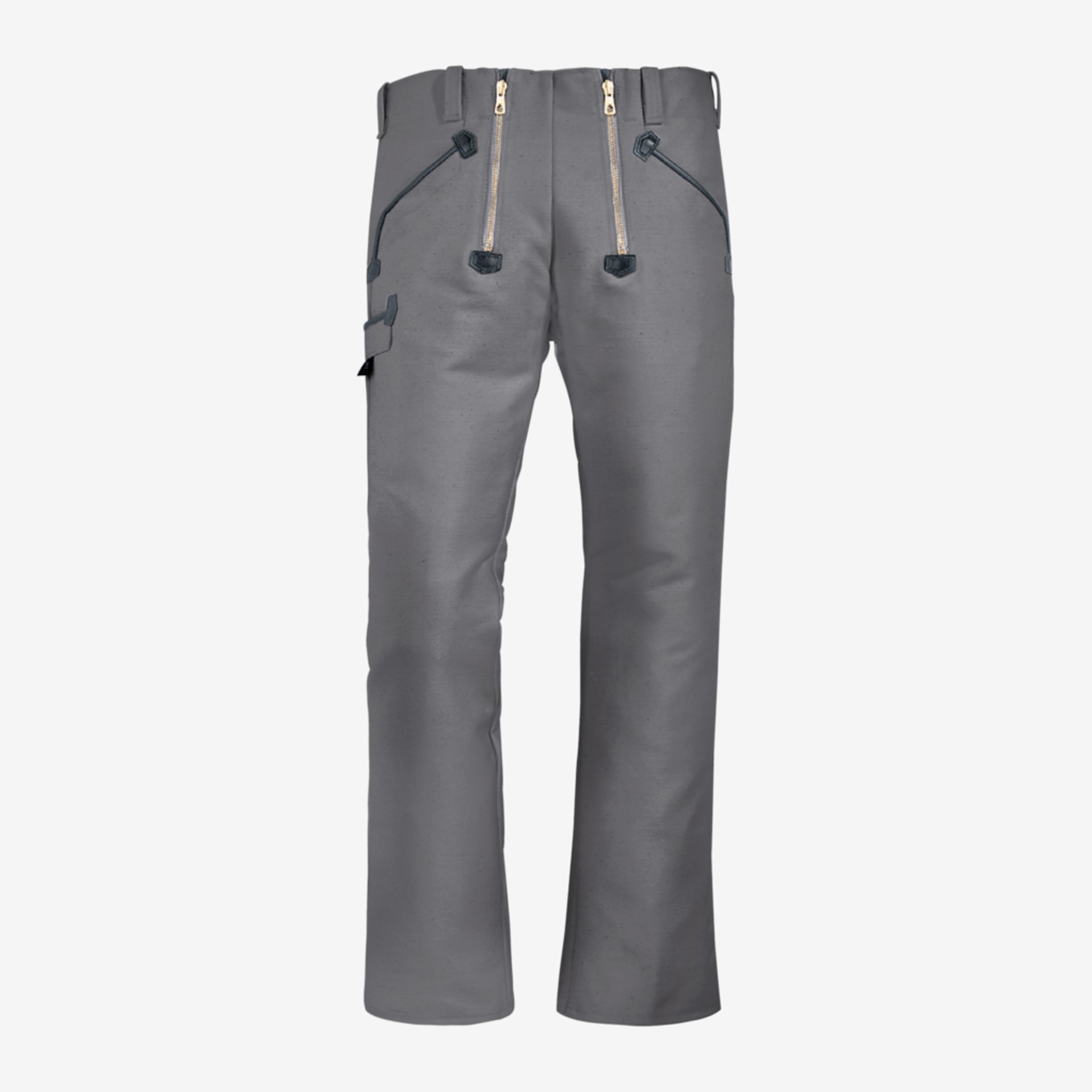 Hose, Winterhose, Grau, Reißverschluss, Taschen