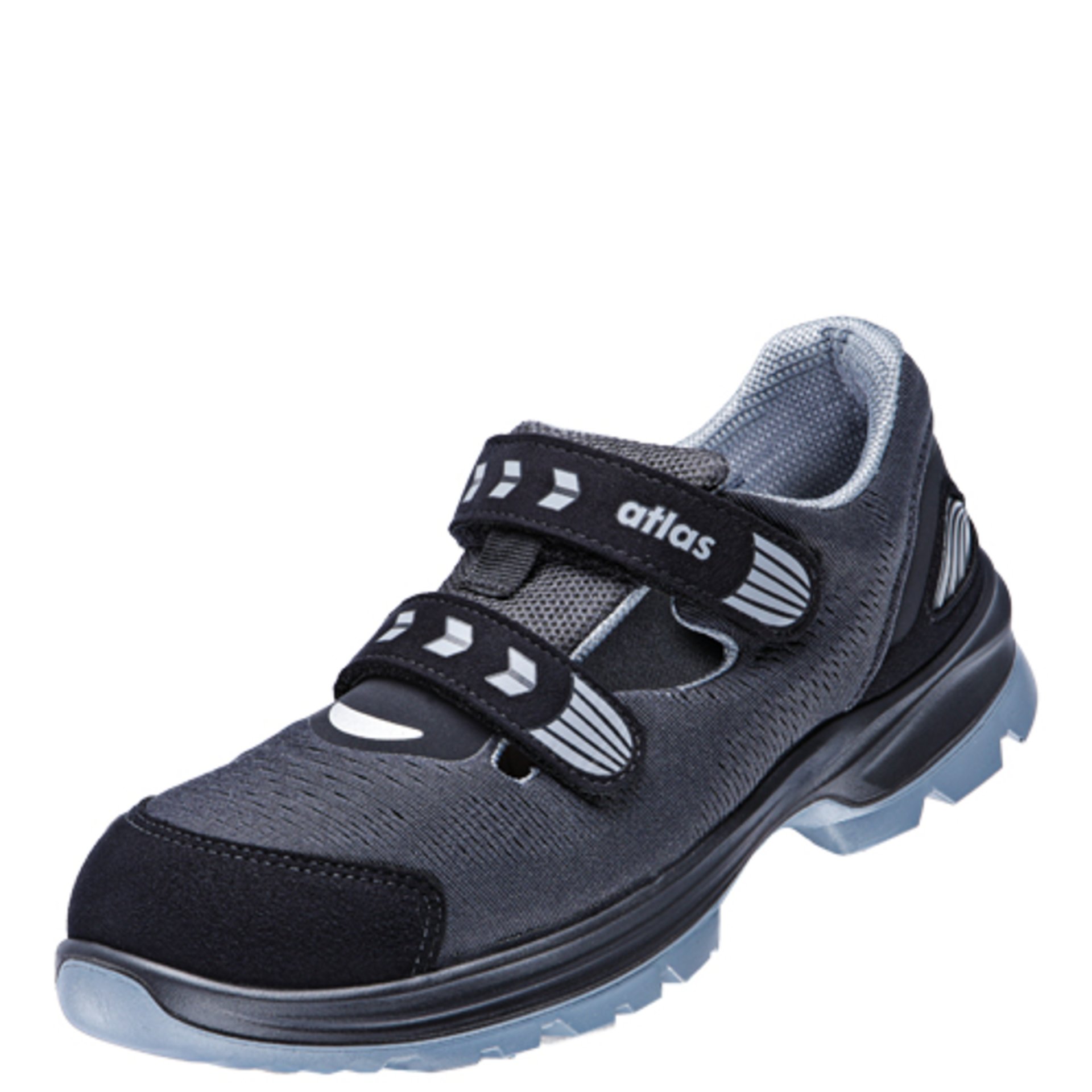 Sneaker, Schuh, Gurtverschluss, Mesh, schwarz