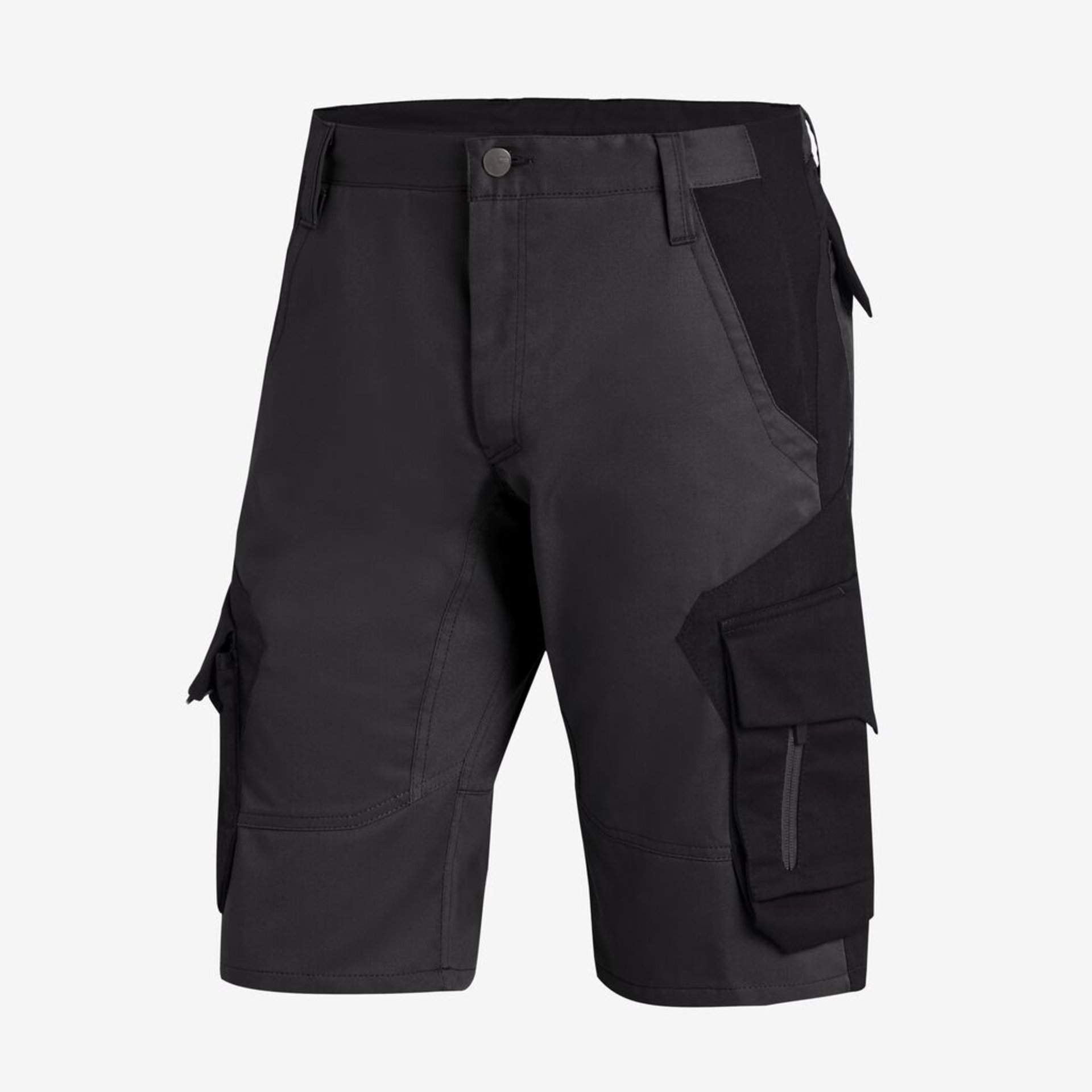 Hose, Cargo, Schwarz, Knie, Taschen