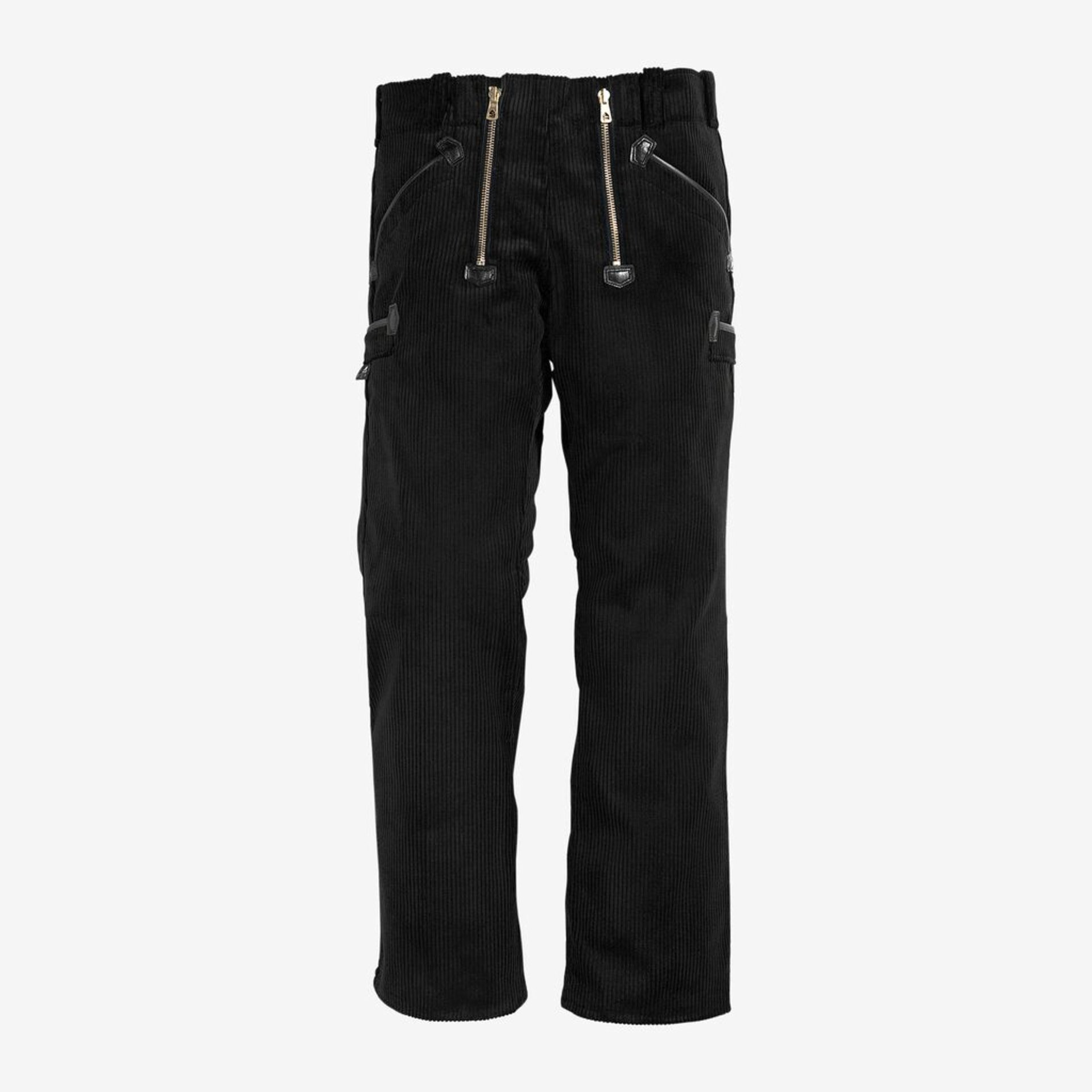 Kordhose, Hose, Schwarz, Reißverschluss, Taschen
