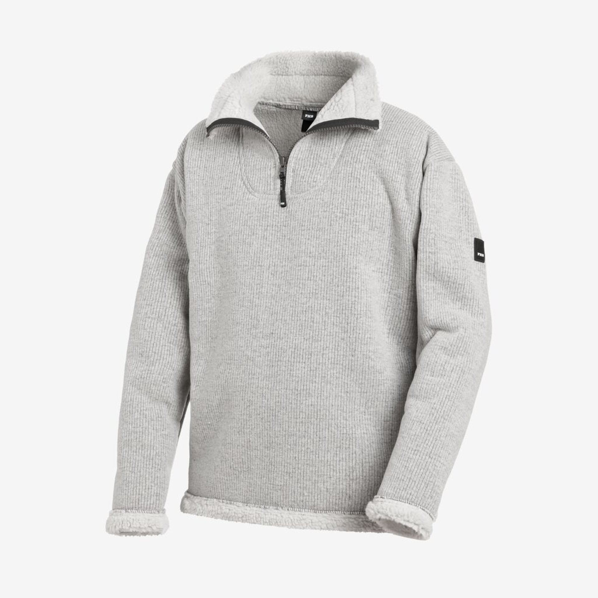 Pullover, Fleece, Reißverschluss-Pullover, Kragen-Fleece, Wollpullover