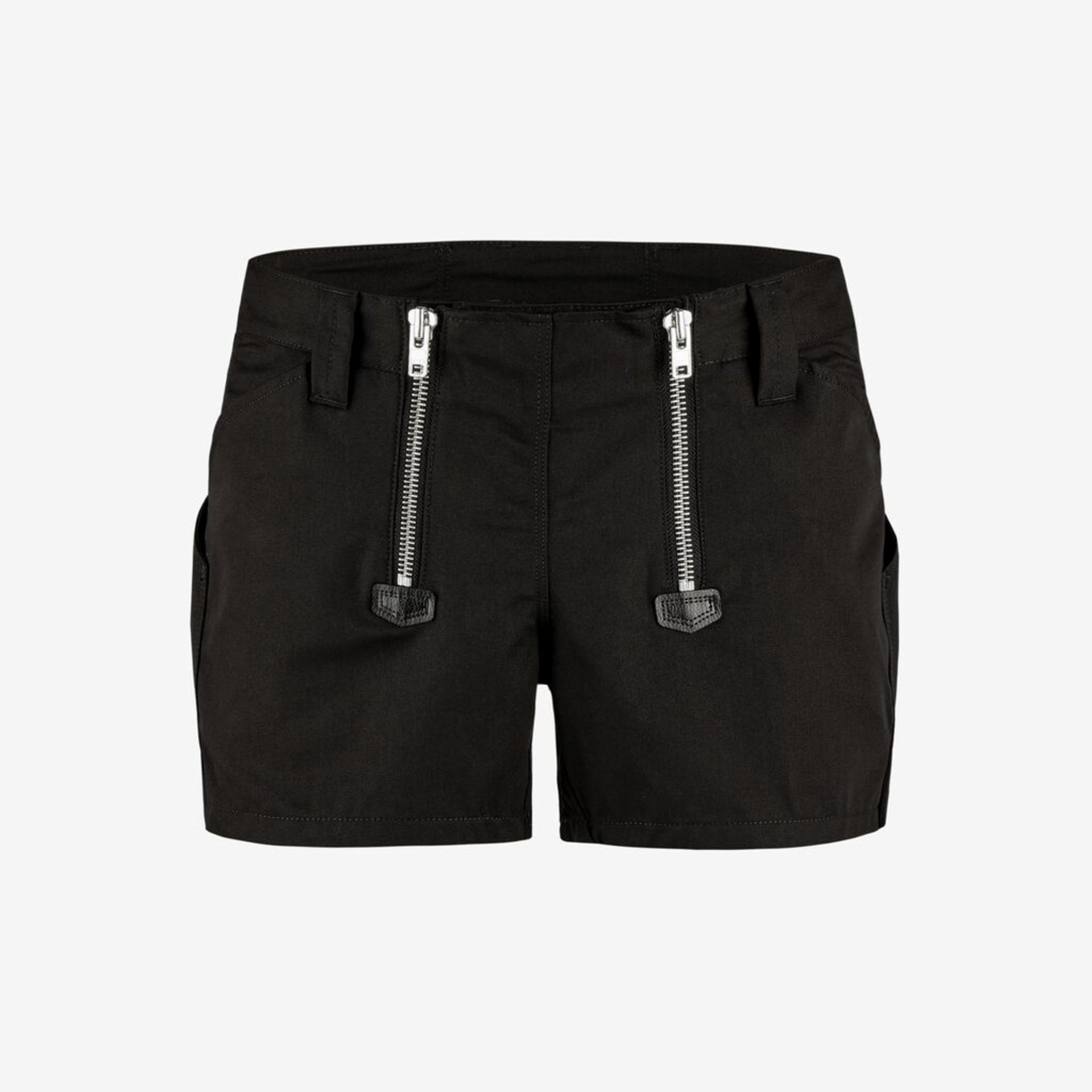 shorts, schwarz, Reißverschluss, Taschen, Schnalle