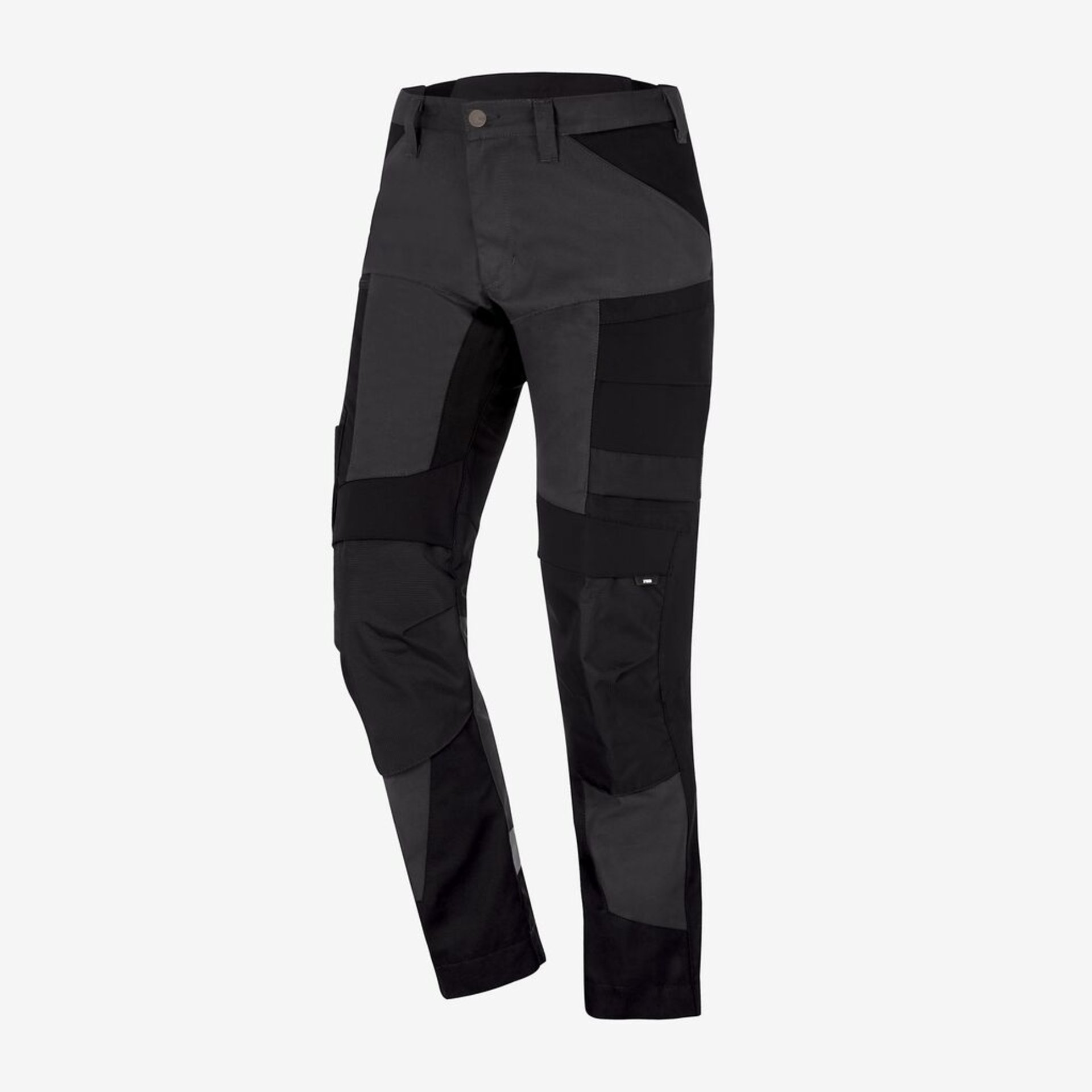 Hose, Cargohose, Paneele, Streifen, Schwarz