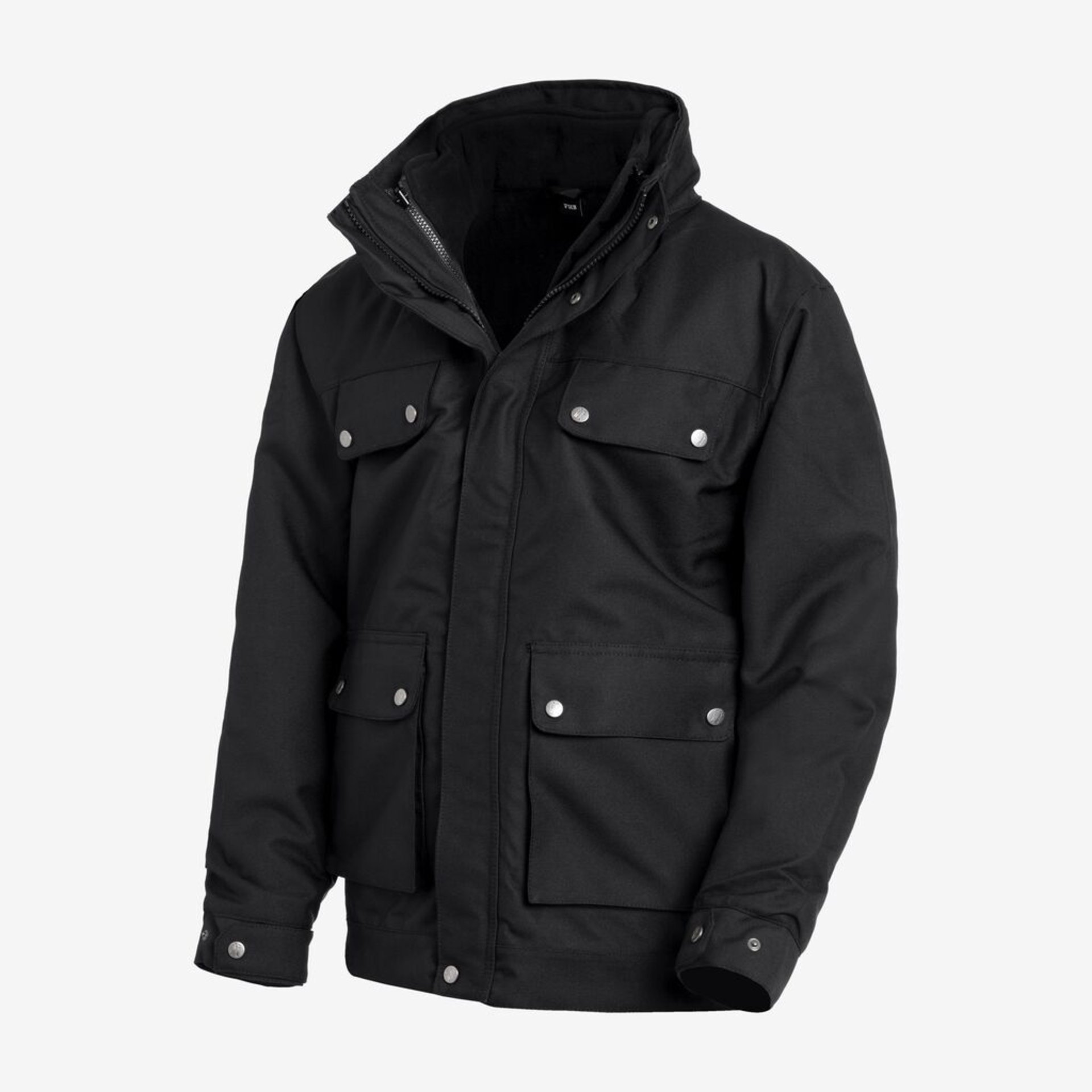 jacke, mantel, windbreaker, puffer, vierkantstasche