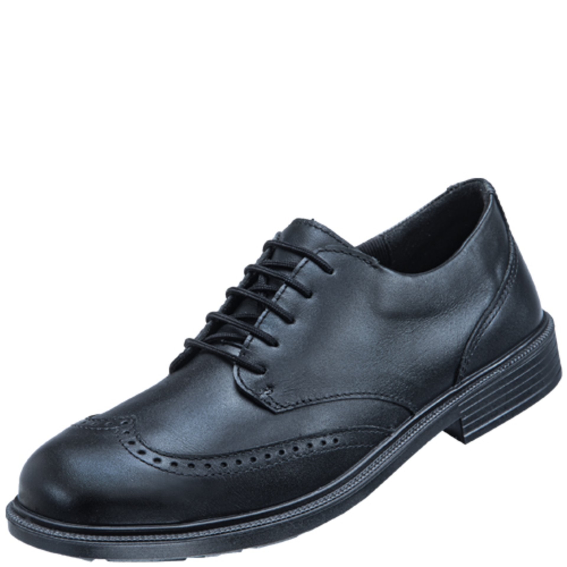 Schuhe, Lederschuh, Oxford, Schwarz, Leder-Oxfords