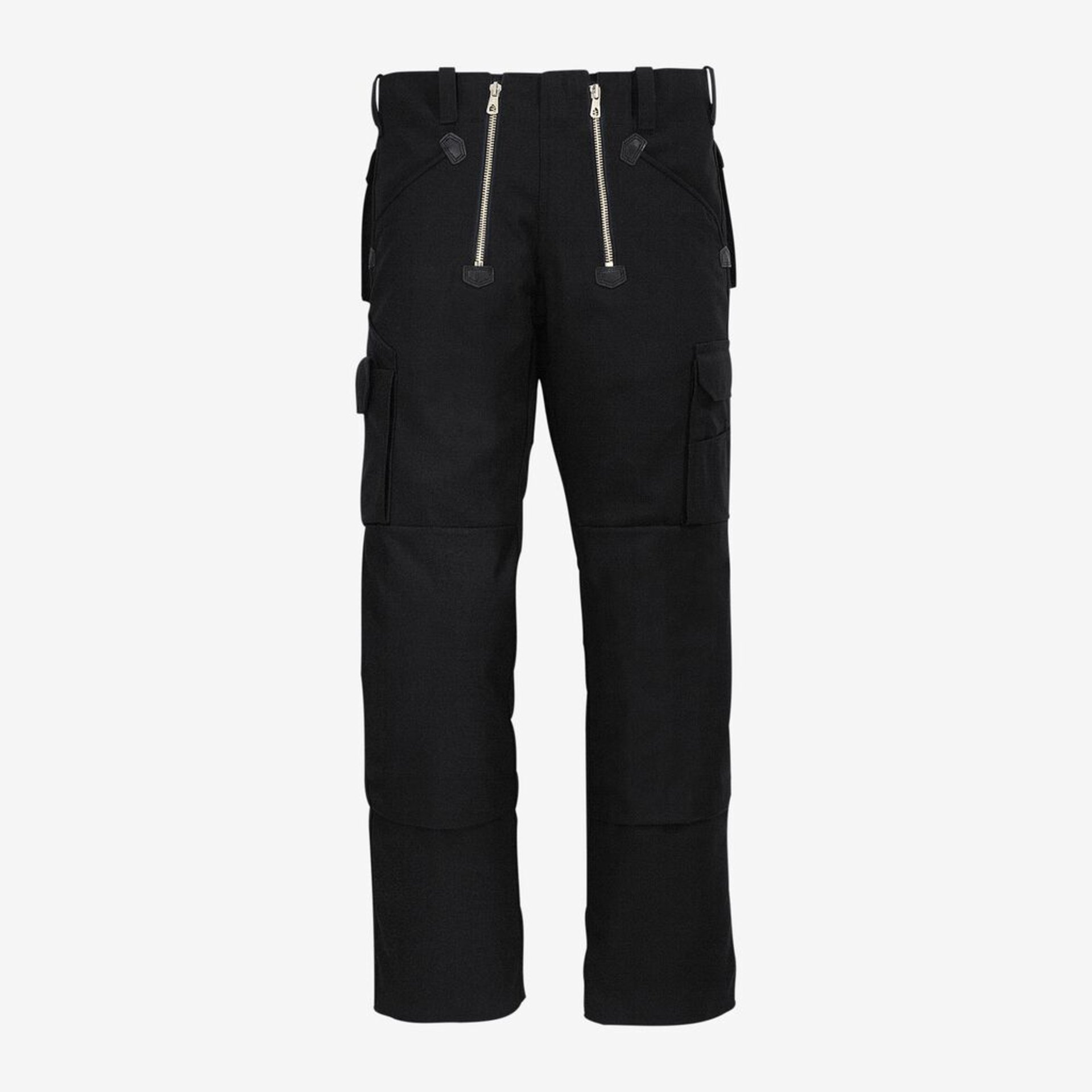 Hose, Snow Pants, Schwarze Hose, Cargo Taschen, Kunstfaser