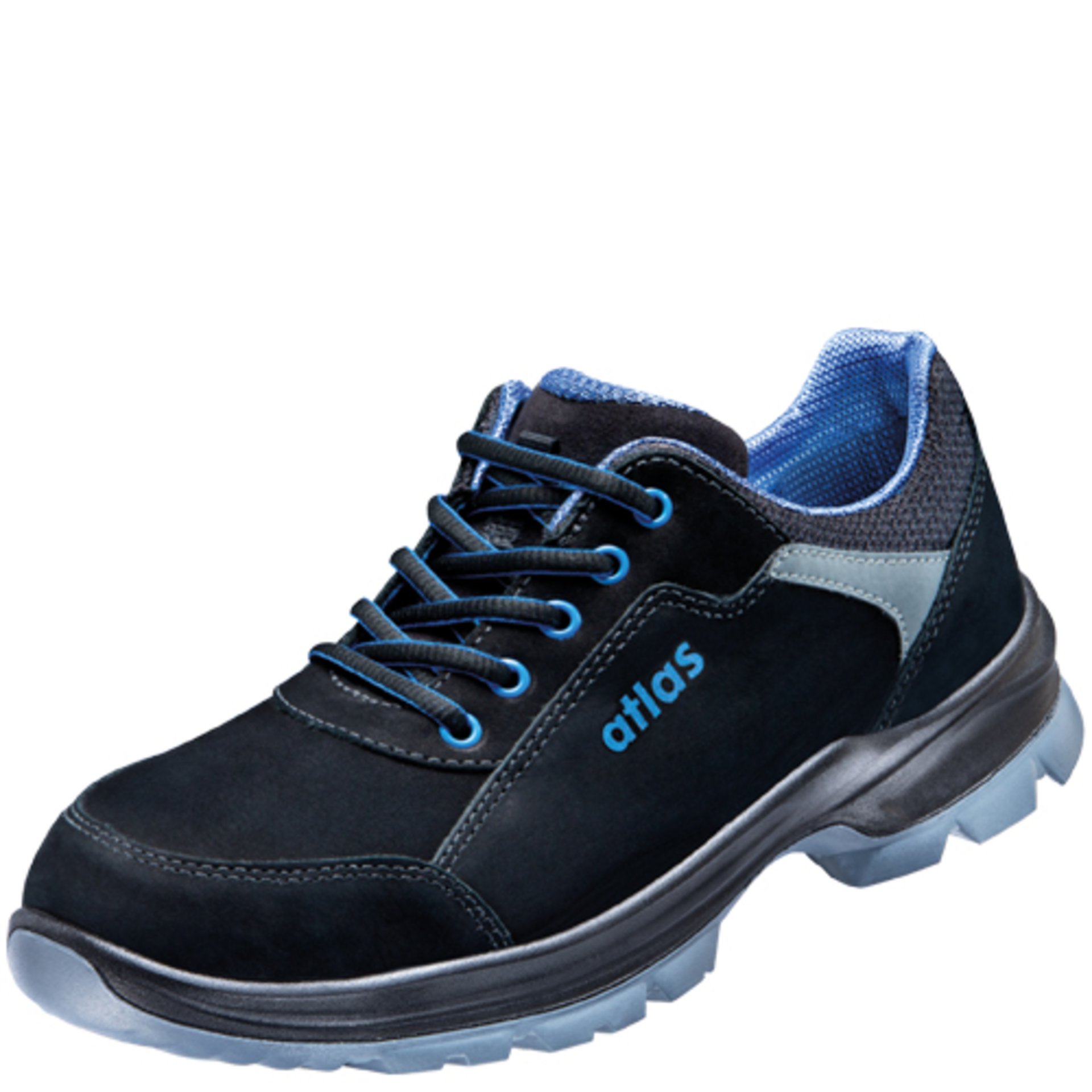 Sneaker, Laufschuh, Blaue Akzente, Schnürschuh, Low-cut
