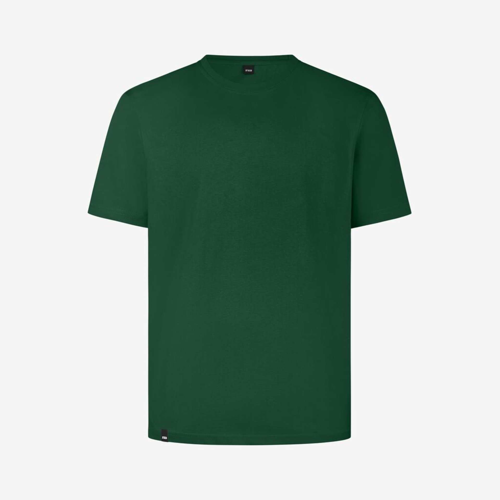t-shirt, grün, Rundhals, kurzärmelig, einfarbig