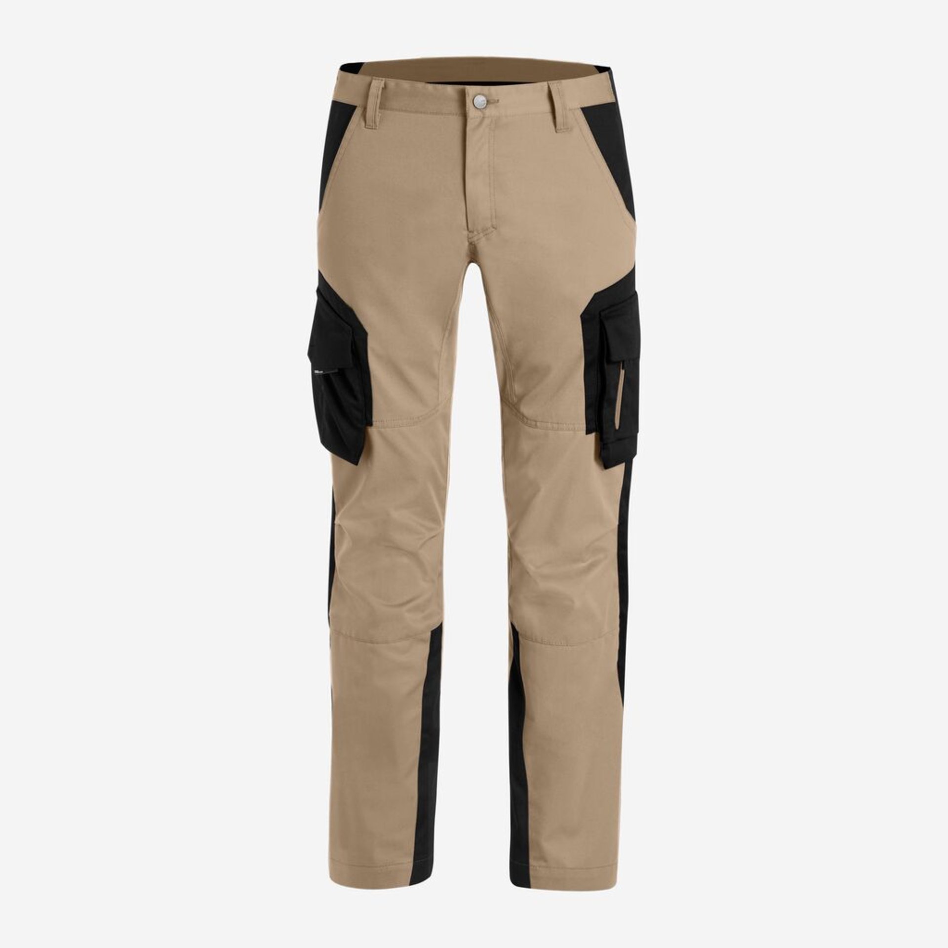 Hose, Khaki, Cargo, Taschen, Kontrast