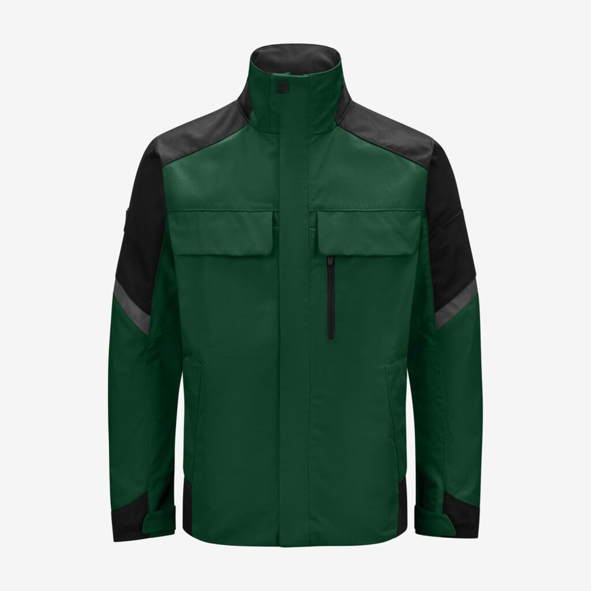 jacke, windjacke, grün, klappe, tasche