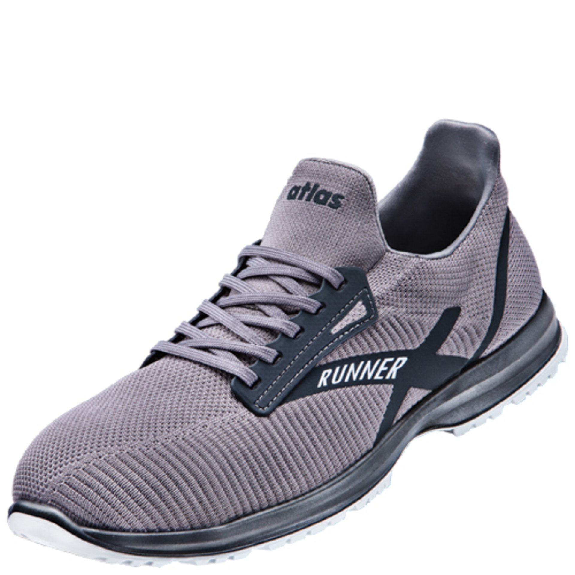 Sneaker, Laufschuh, Mesh, Grau, Runner