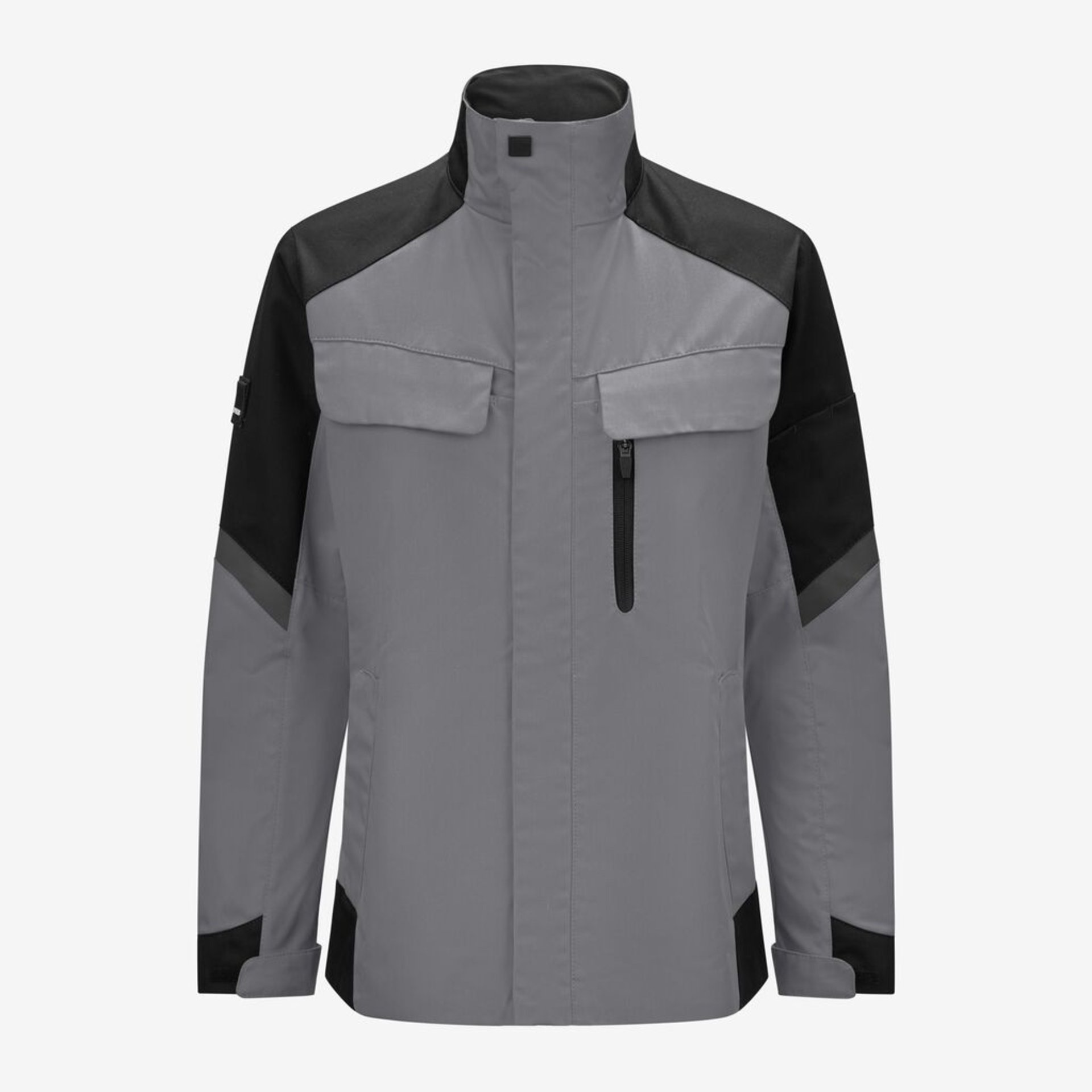 Jacke, Softshell, Reißverschluss, Zweifarbig, Paspelierte Taschen