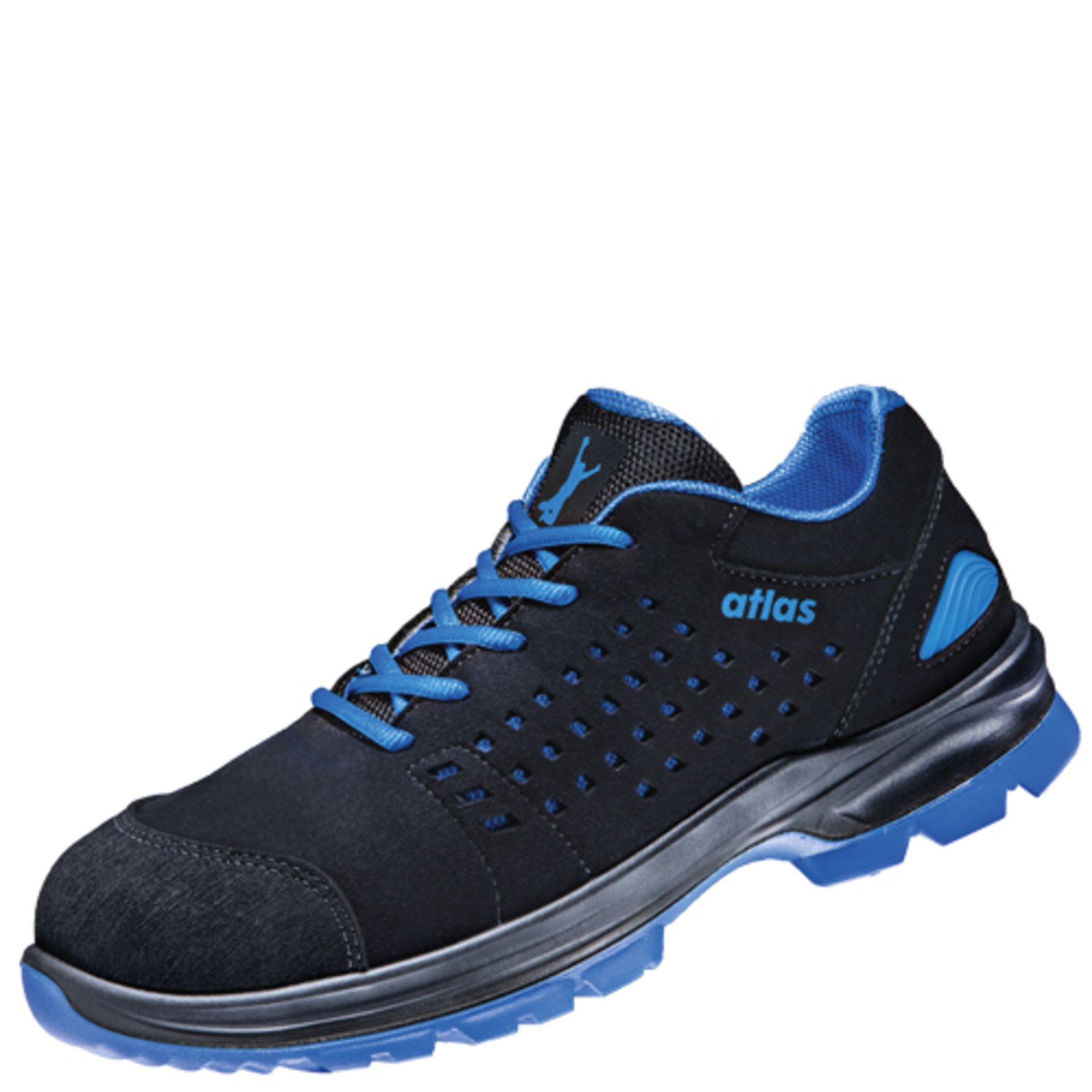 Sneaker, Laufschuh, Navyblau, Nubuk, Gummisohle