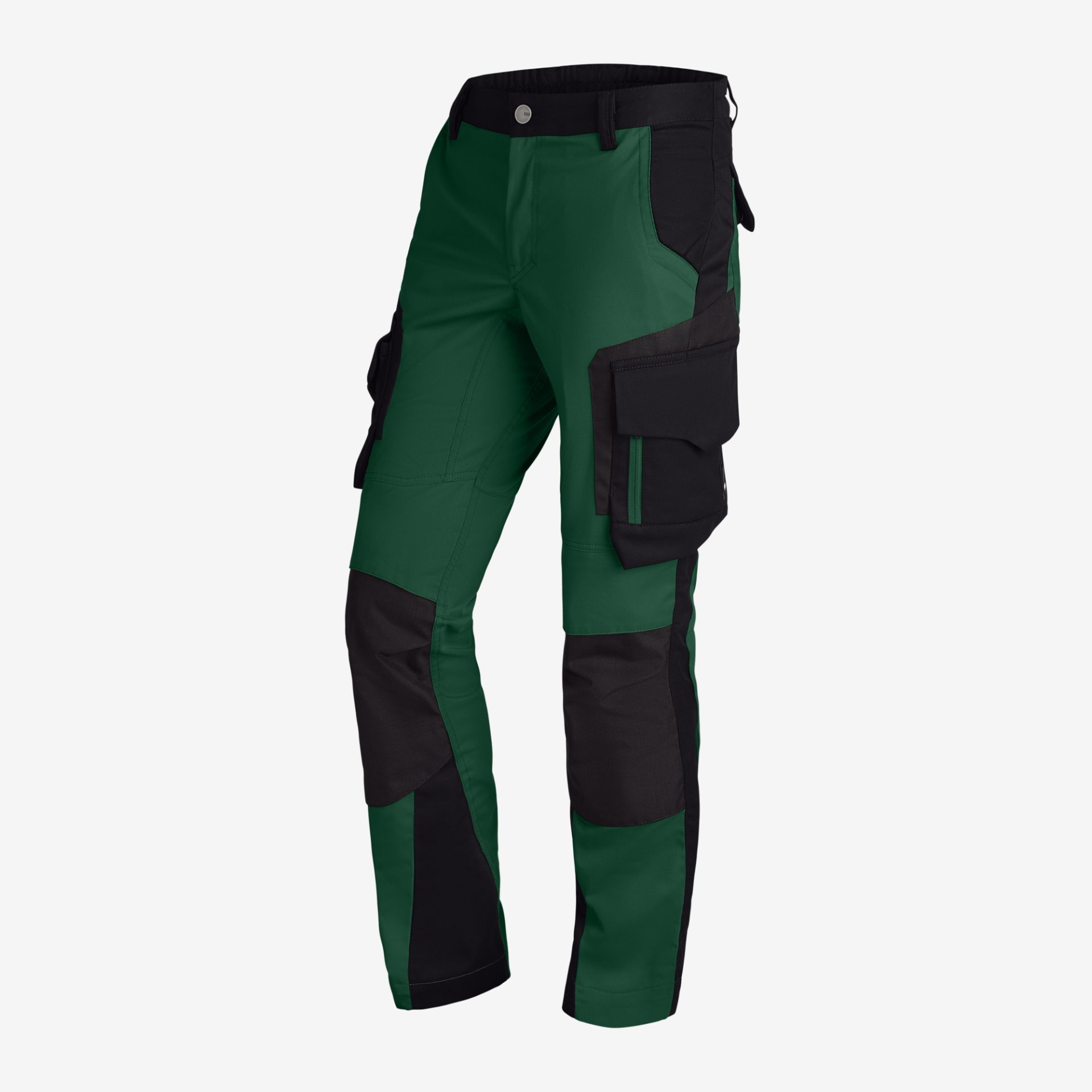 Hose, Arbeitshose, Cargo, Grün, Knietasche
