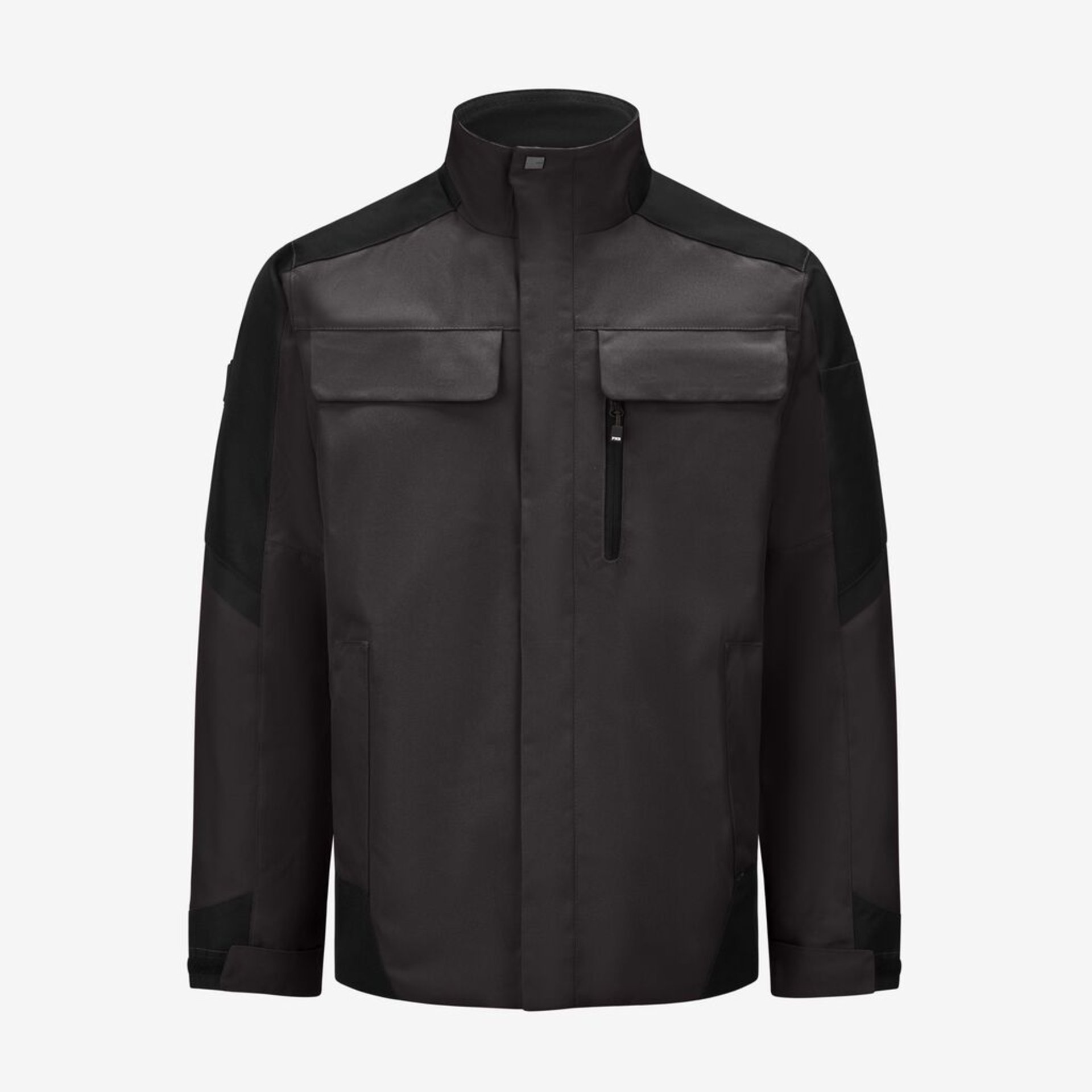 Jacke, Schwarz, Reißverschluss, Brusttaschen, Outdoor