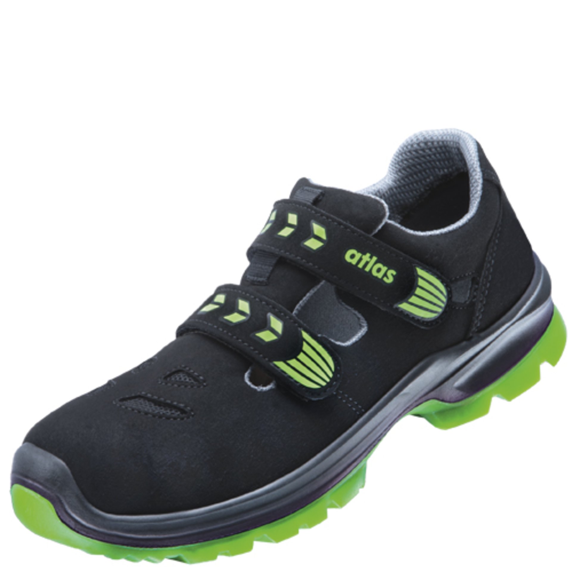 Schuhe, Sneaker, Gummisohle, Verschluss: Klett, Black/Neon-Grün