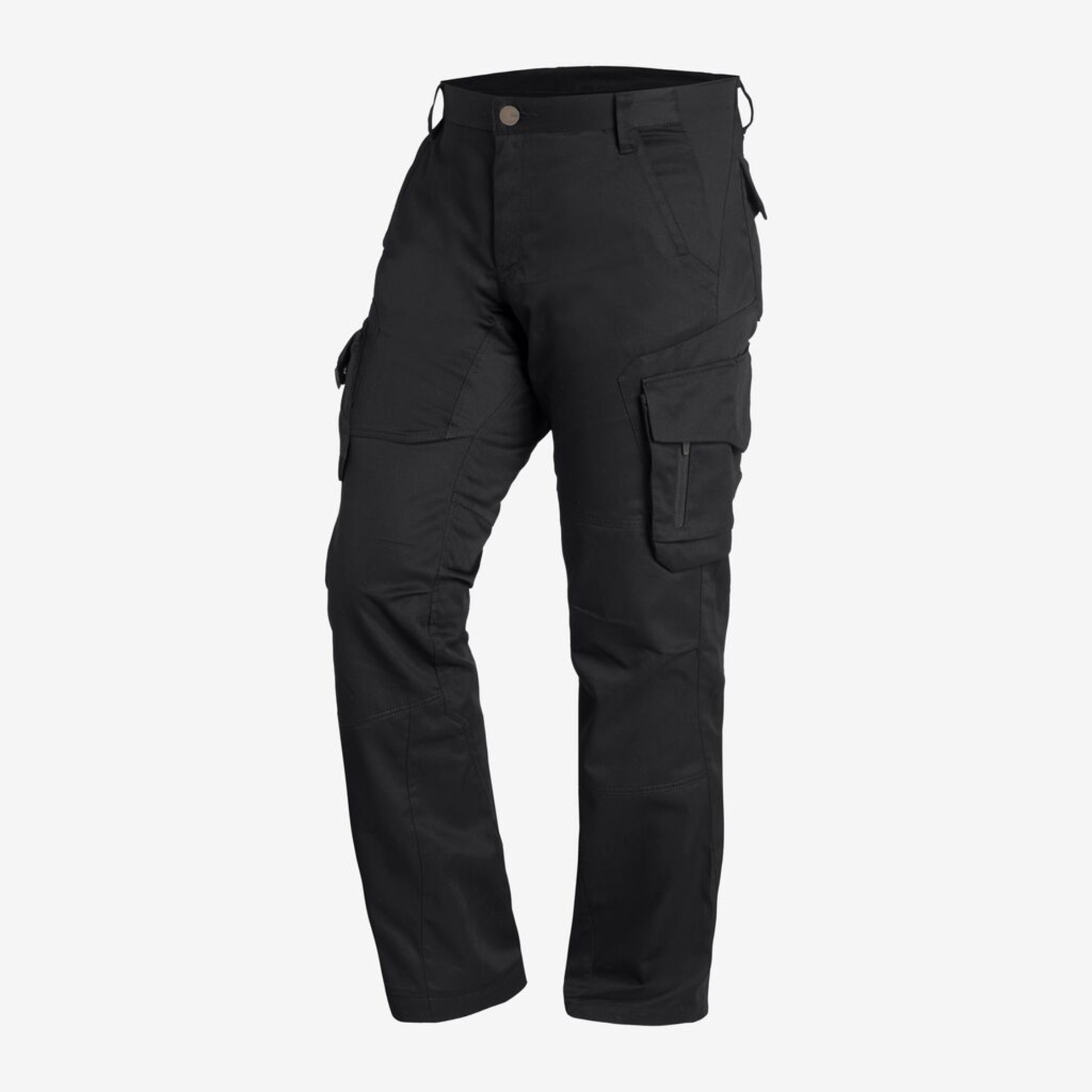 Cargohosen, Schwarze Hose, Mehrfachtaschen, Taktisch, Gerade Bein
