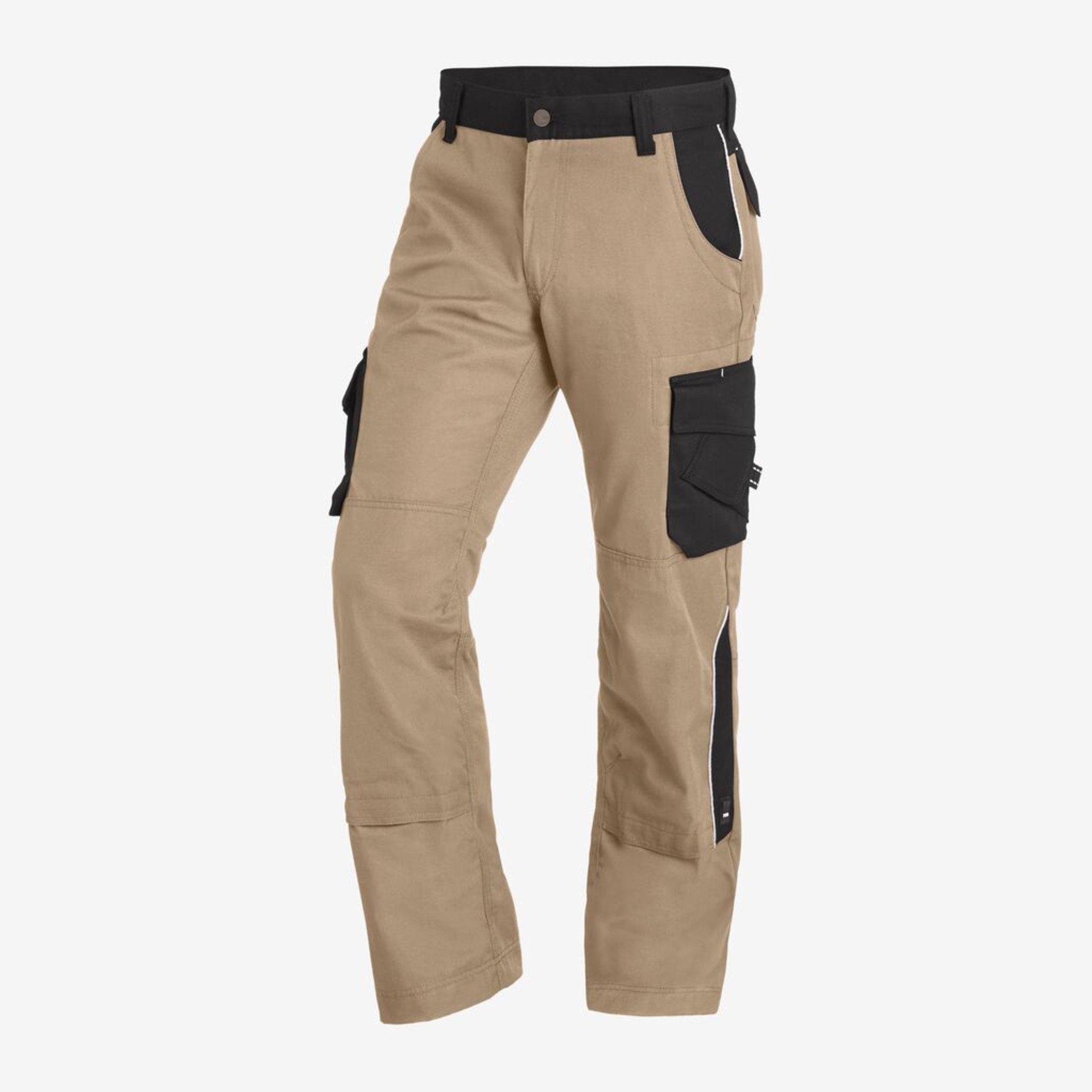 Hose, Cargo, Beige, Twill, Strap pocket