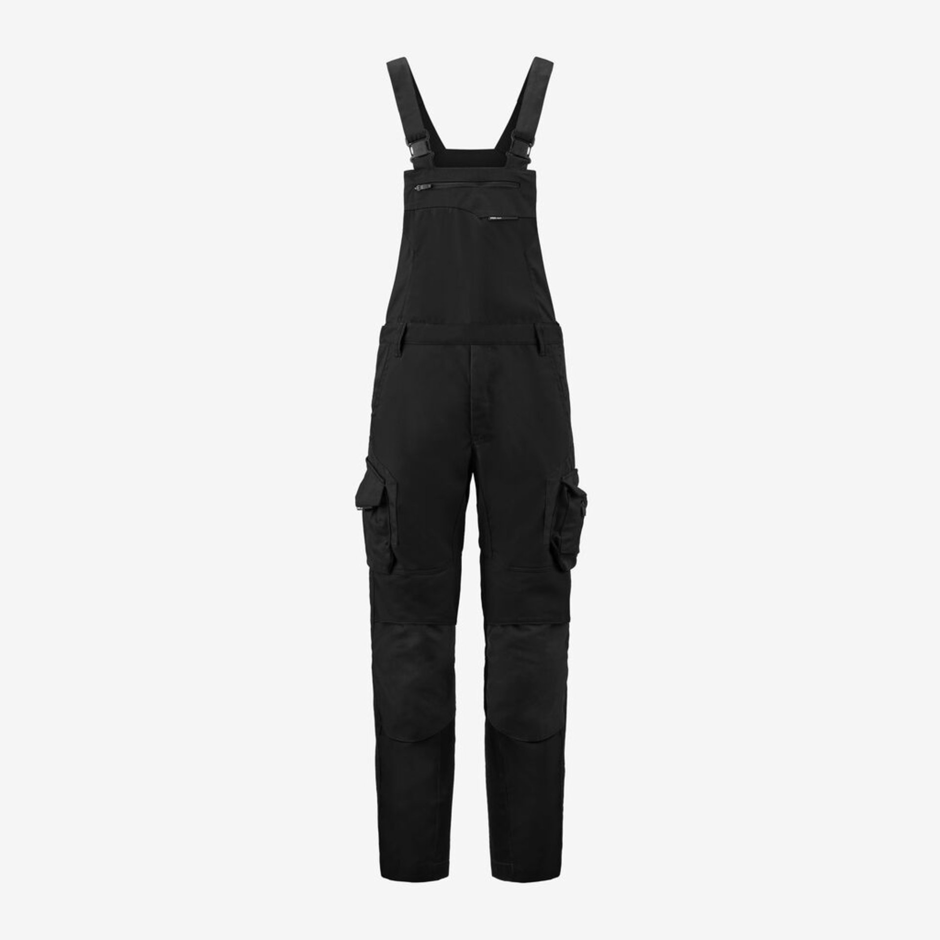 Overallu dungarees, Schwarz, Cargo-Hose, Verstellbare Träger, Vordertaschen