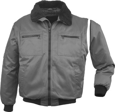 Abverkauf Winter-Pilotjacke "Duisburg" Größe M anthrazit, JOB