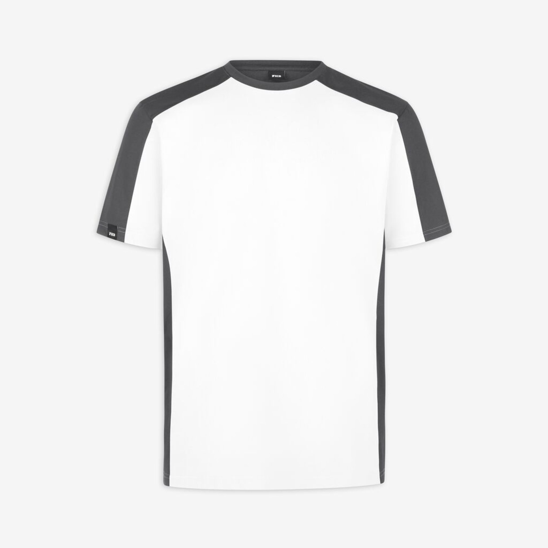 T-Shirt, Kurzarm, Weiße Shirt, Kontrastnähte, Raglan-Ärmel