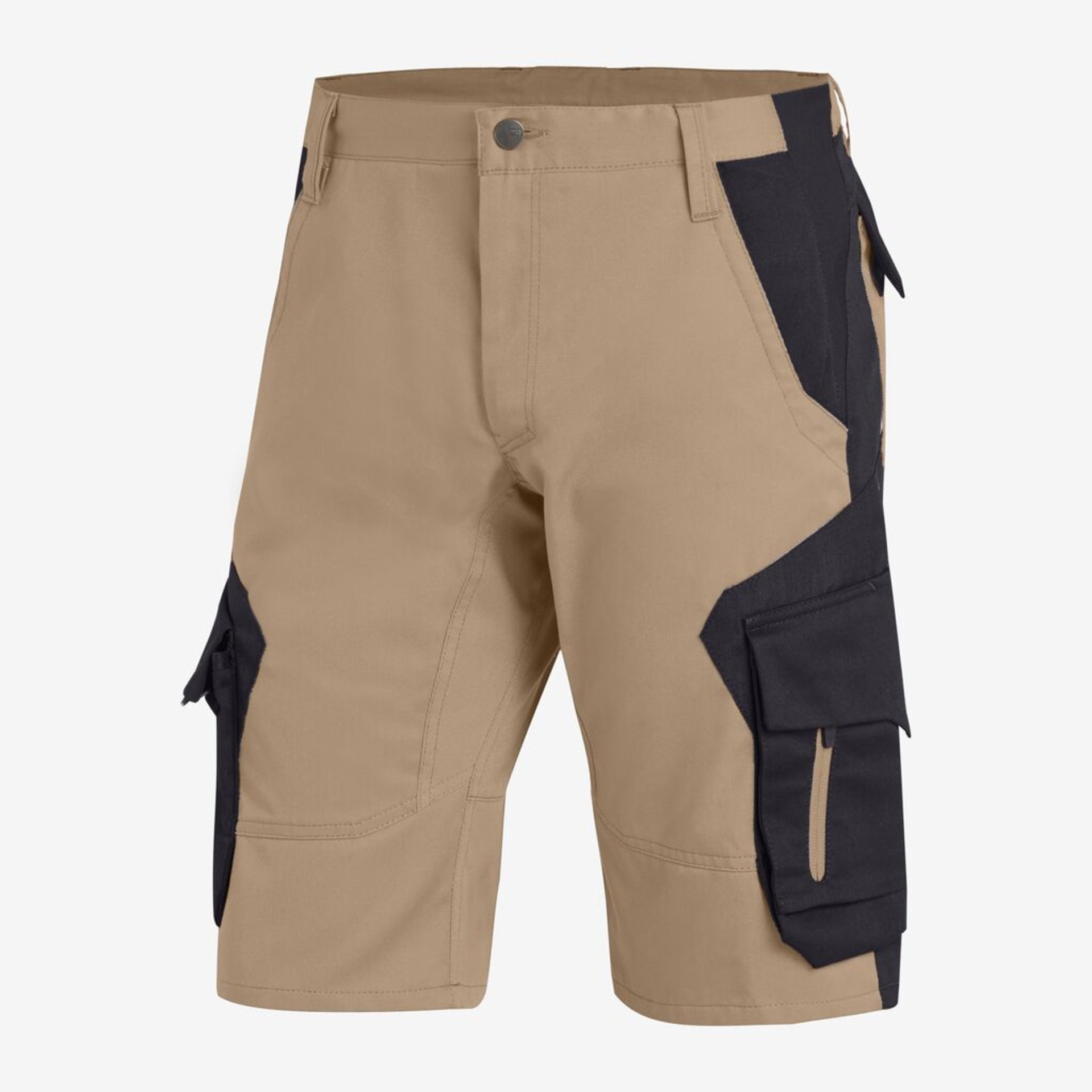 Hose, Shorts, Tarnung, Mehrfarbig, Cargo-Taschen