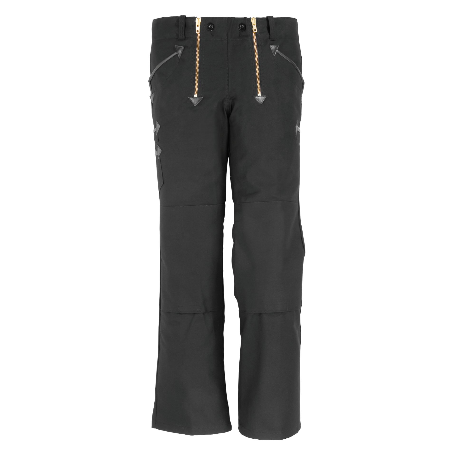 Hose, Winterhose, Schwarz, Reißverschlüsse, Gurtband