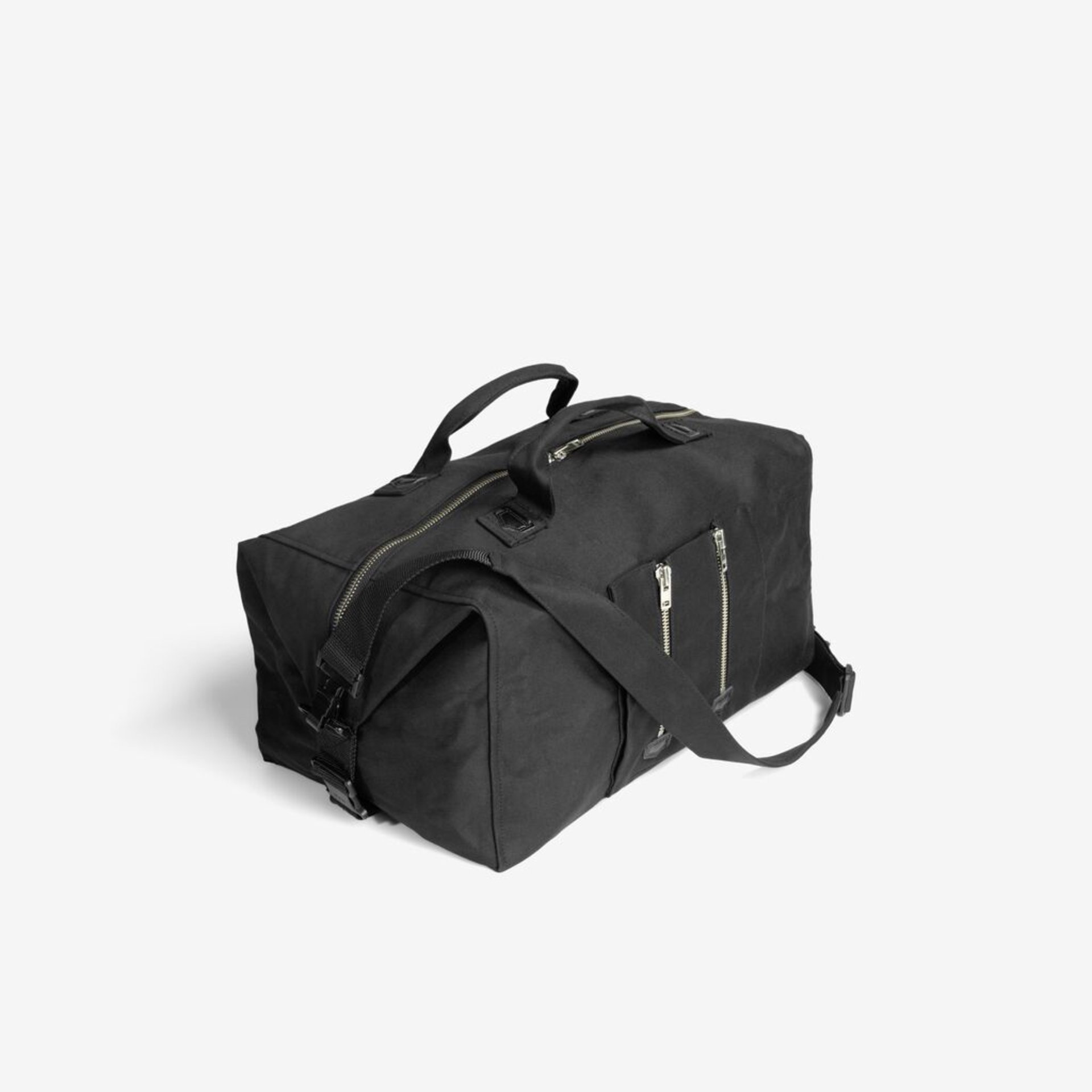 Tasche, Duffelbag, Schwarz, Reißverschluss, Schultergurt