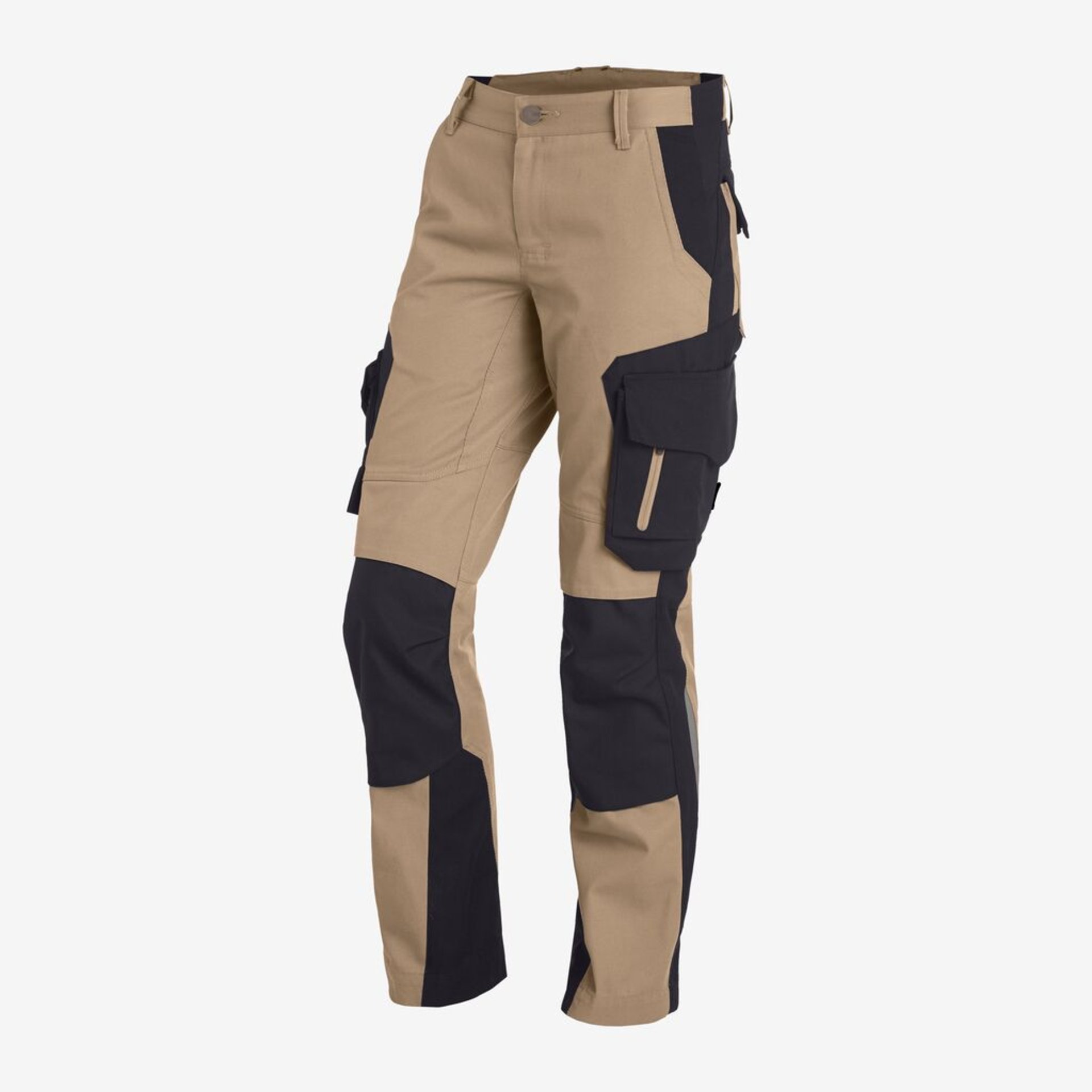 Hose, Cargo, Arbeitshose, Beige, Kombination