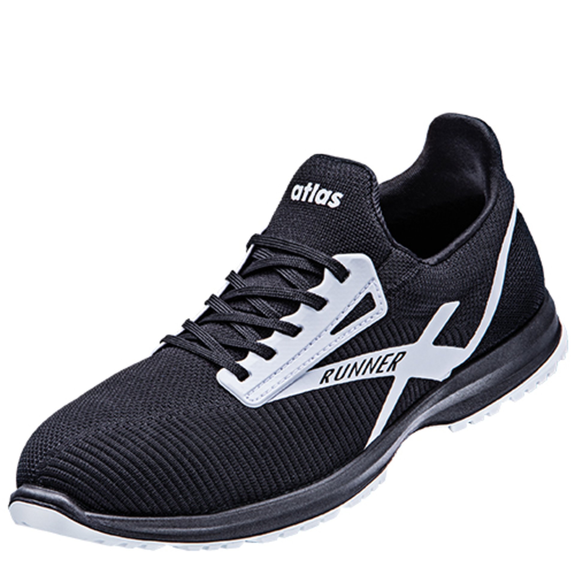 Schuh, Sneaker, Laufschuh, Schwarz, Runner