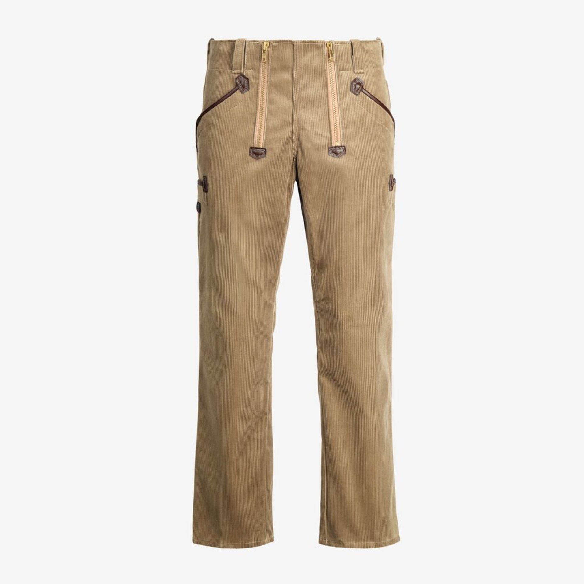 corduroy, Hose, khaki, Reißverschluss-Taschen, Cargo