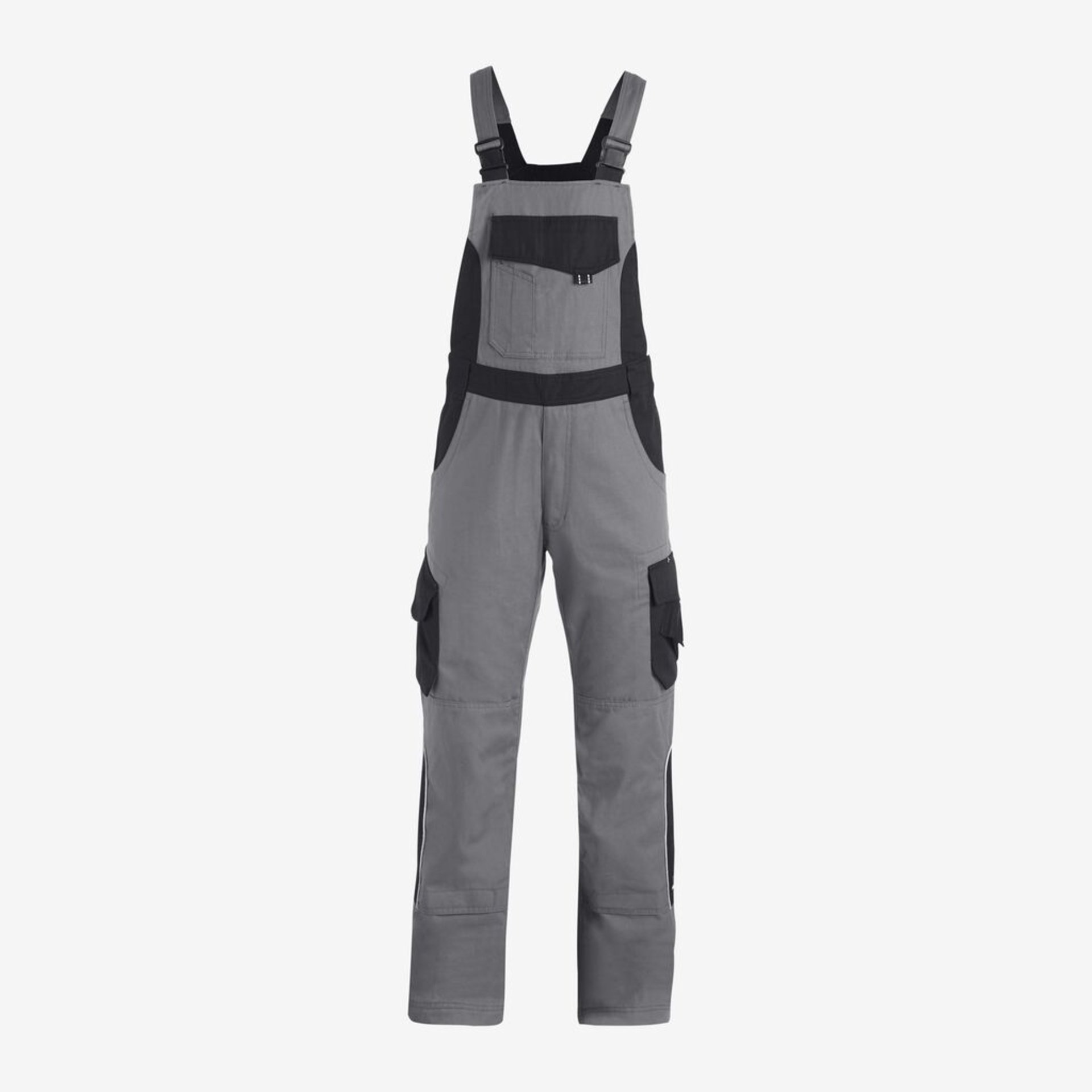 Gesamtanzug,  Beuteltasche,  Fronttasche,  Cargo-Hose,  verstellbare Träger