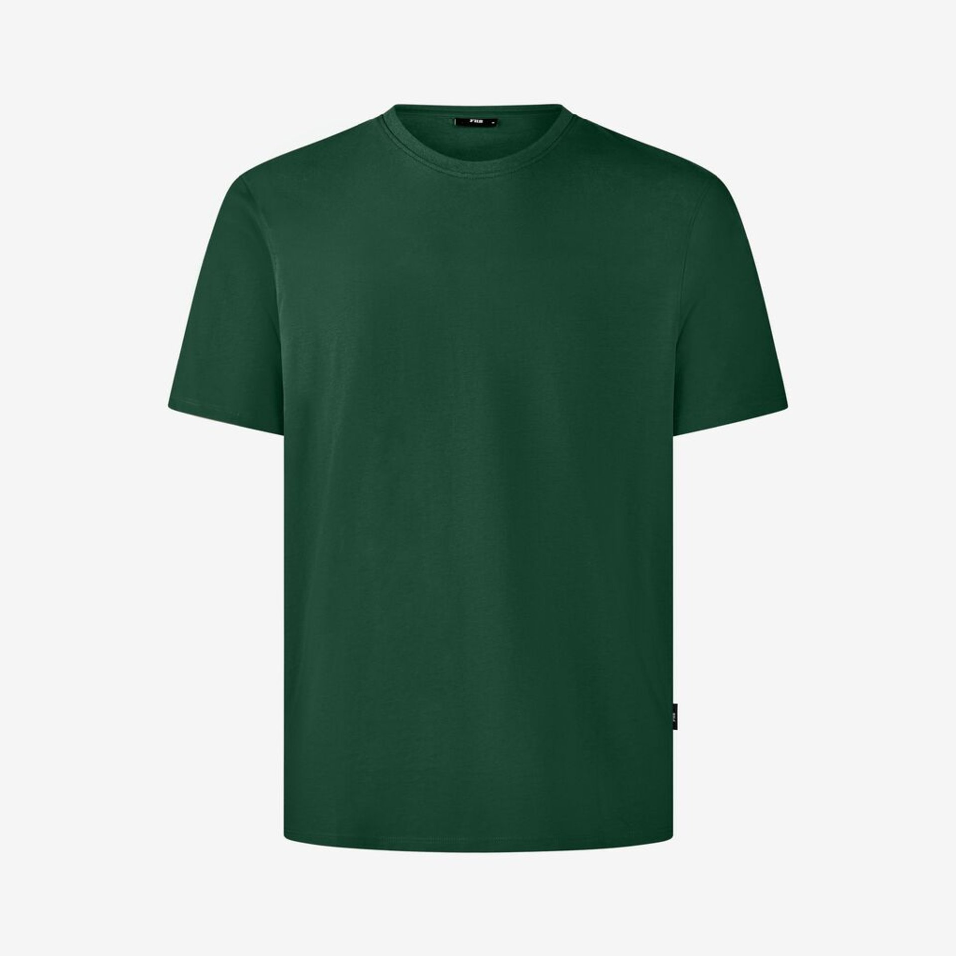 T-Shirt, Grün, Unifarben, Kurzarm, Rundhalsausschnitt