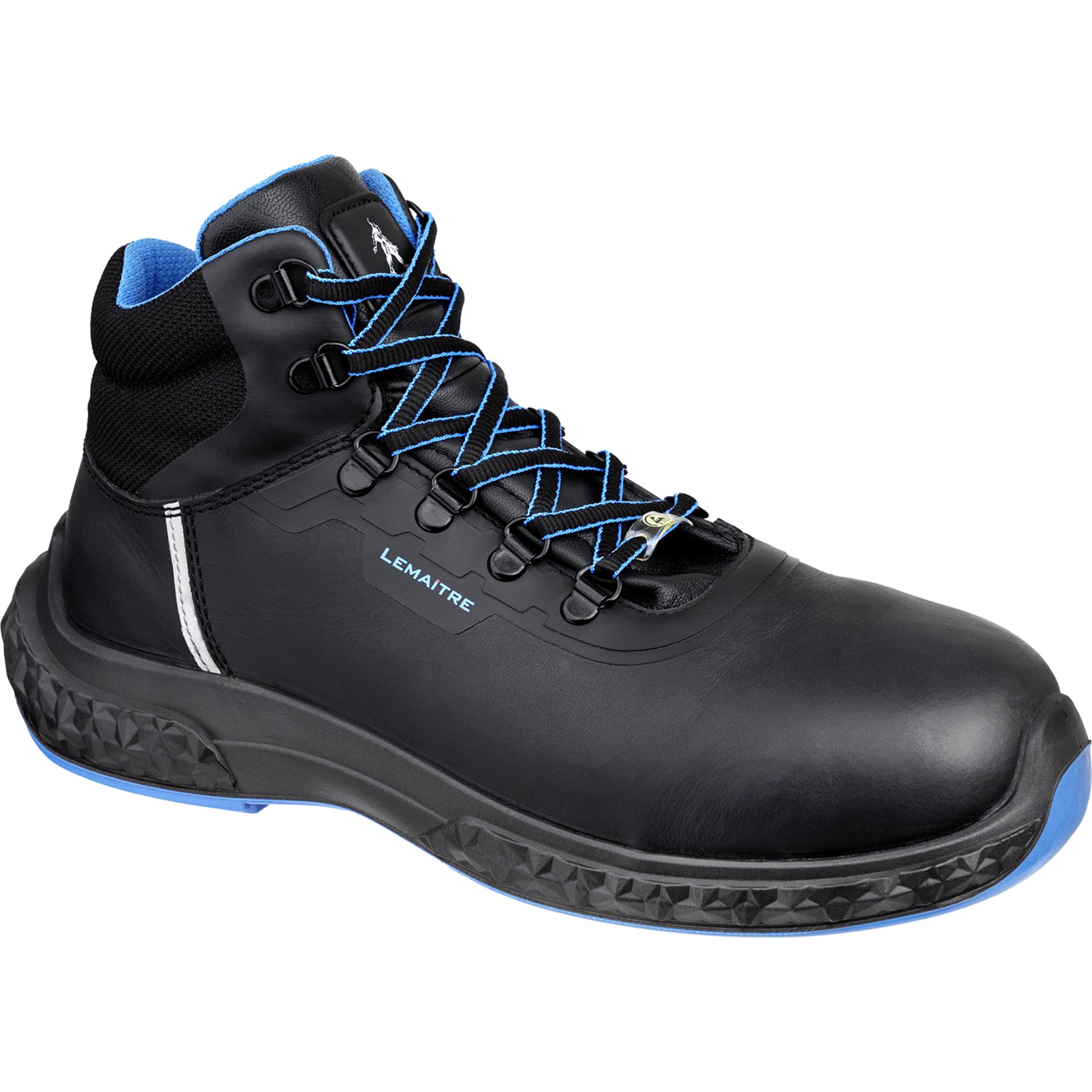 Stiefel, Laufschuh, Schwarz, Gummisohle, Zwischenmaterial