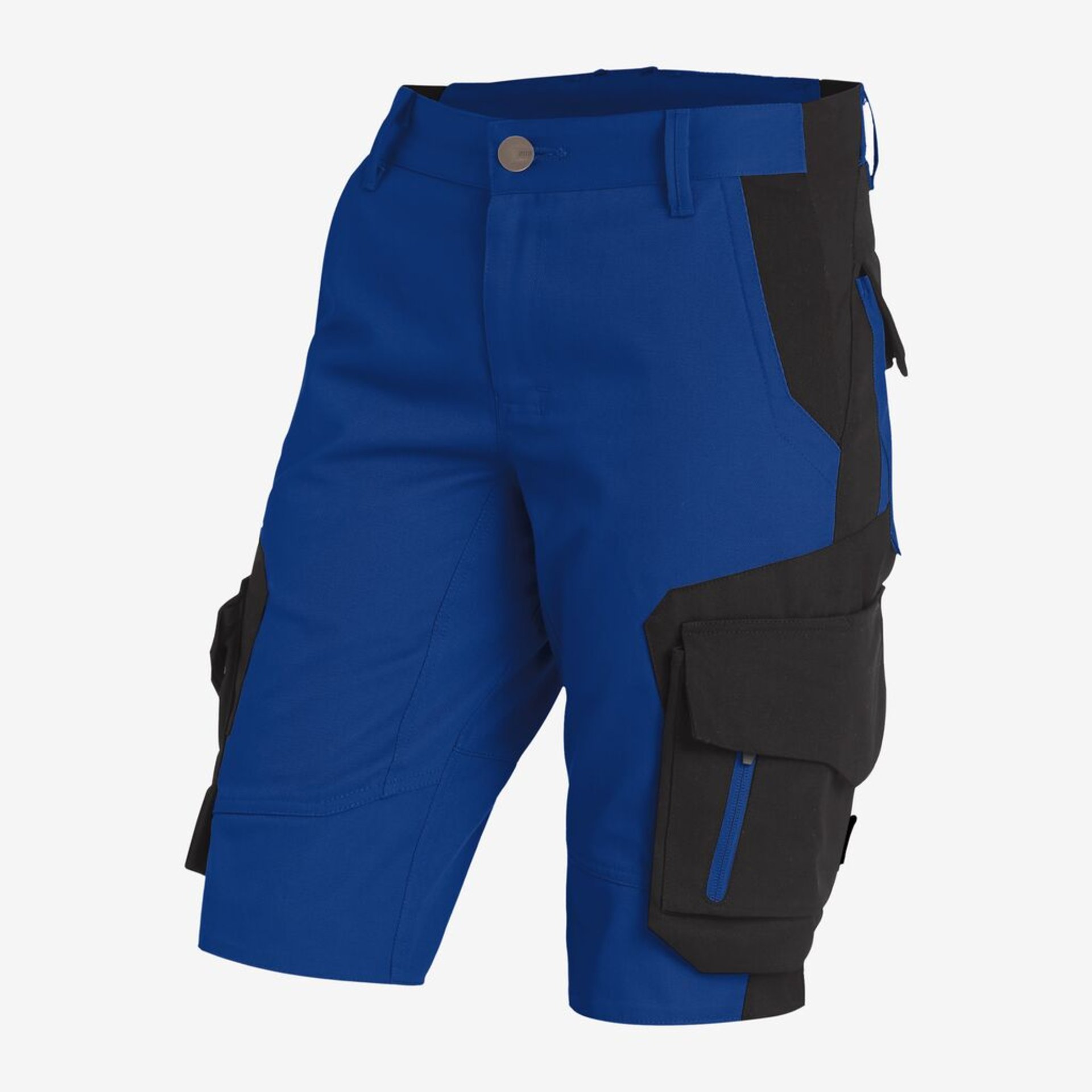 Kurze Hose, Cargo Shorts, Blaue Shorts, Taschen, Arbeits-/Outdoor-Hose